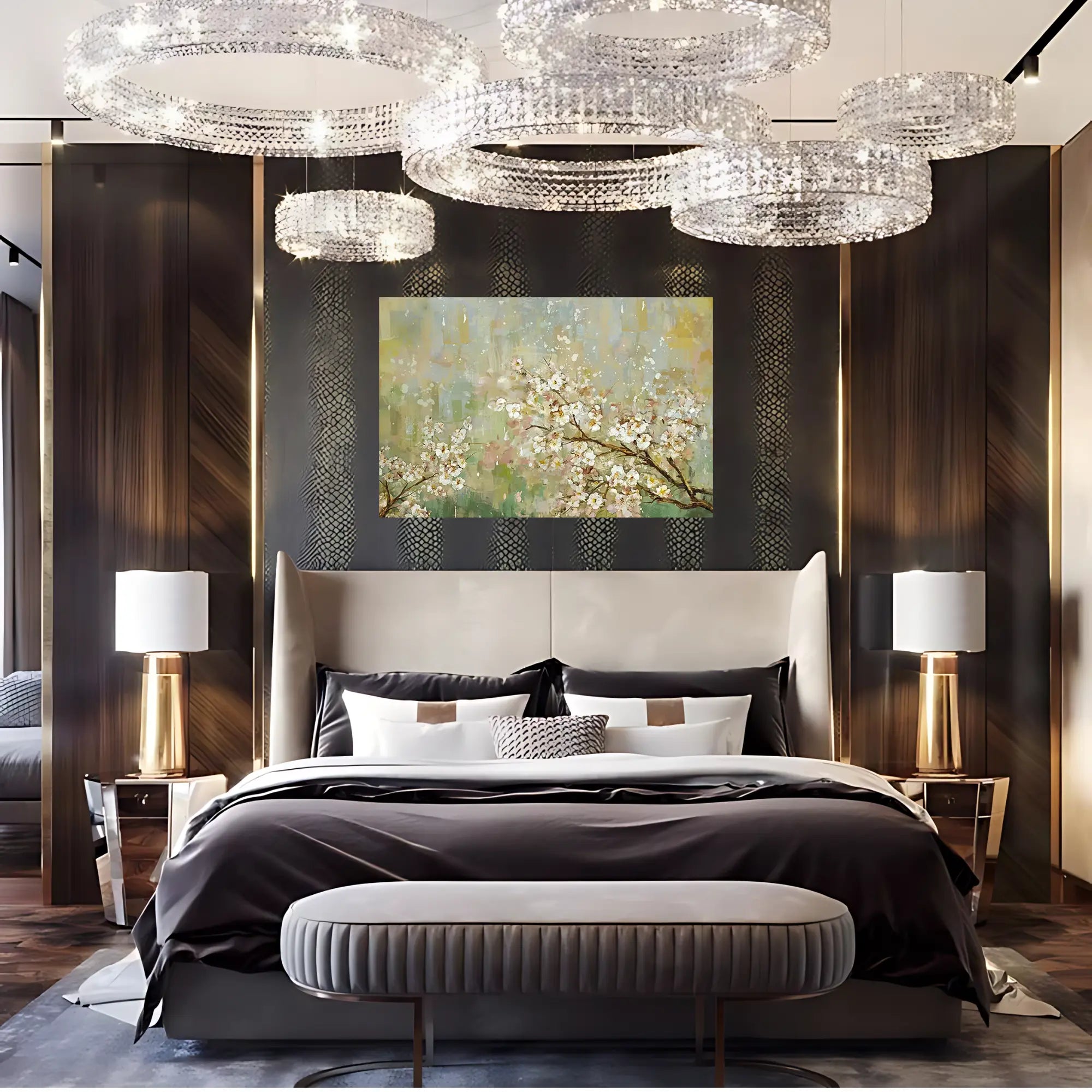 Blooming Tranquility Oil Painting