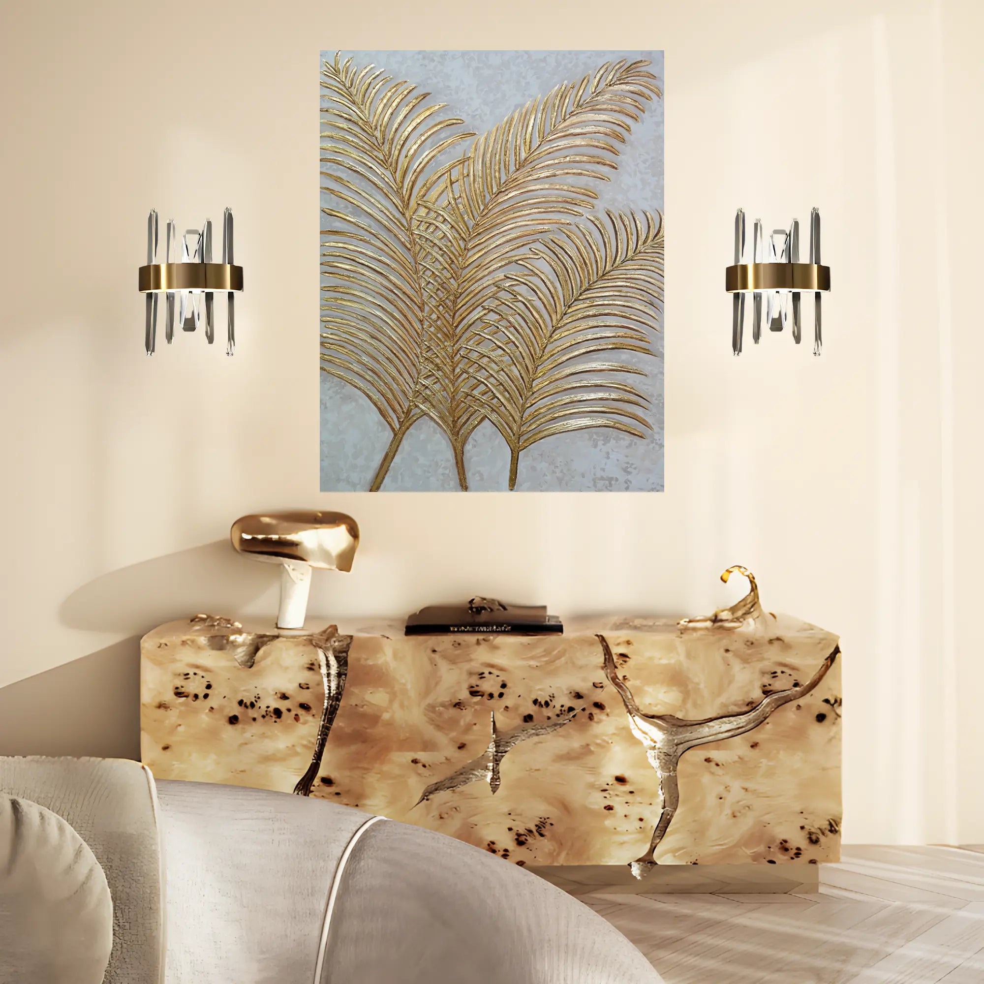 Gleaming Oasis Oil Painting