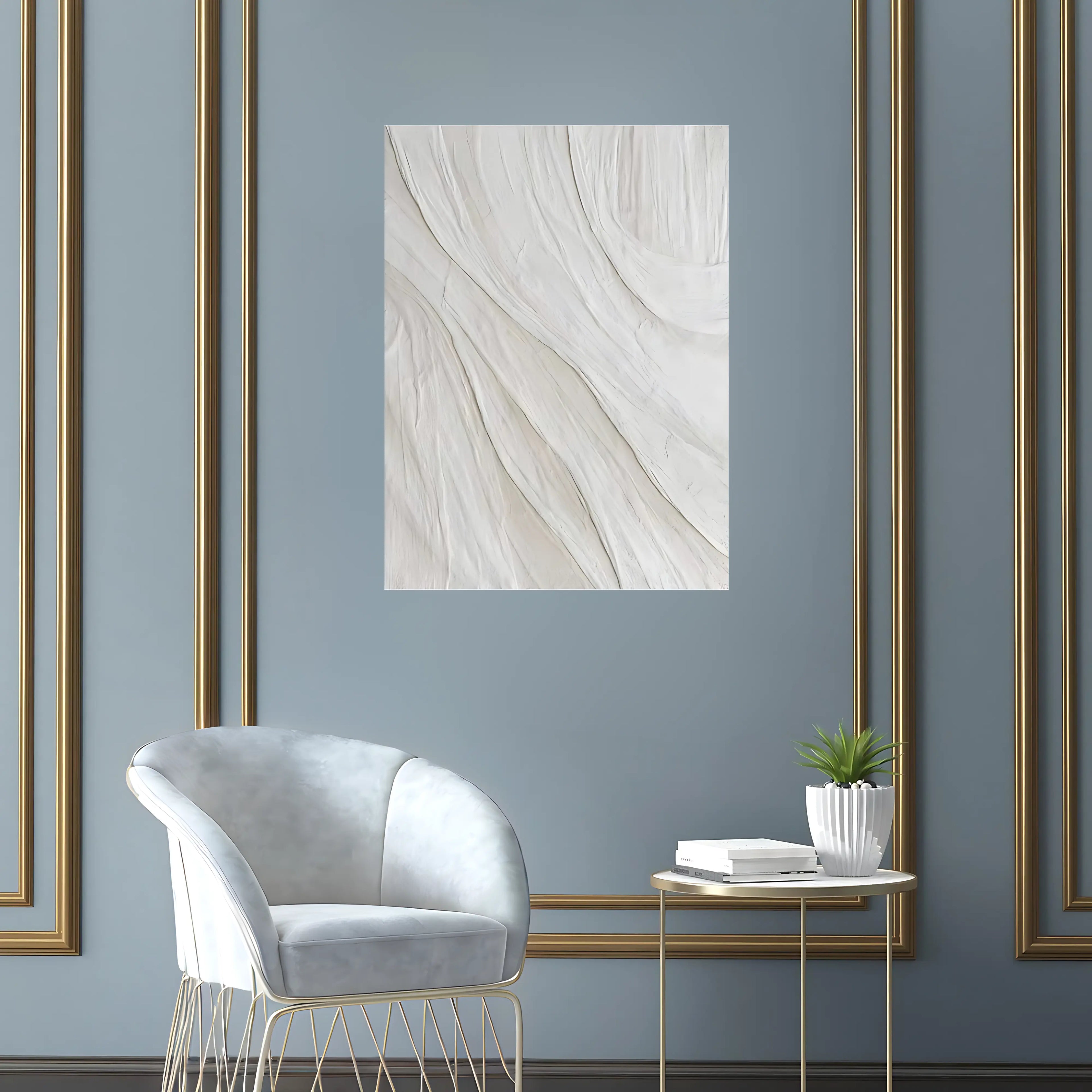 IVORY TIDES OIL PAINTING