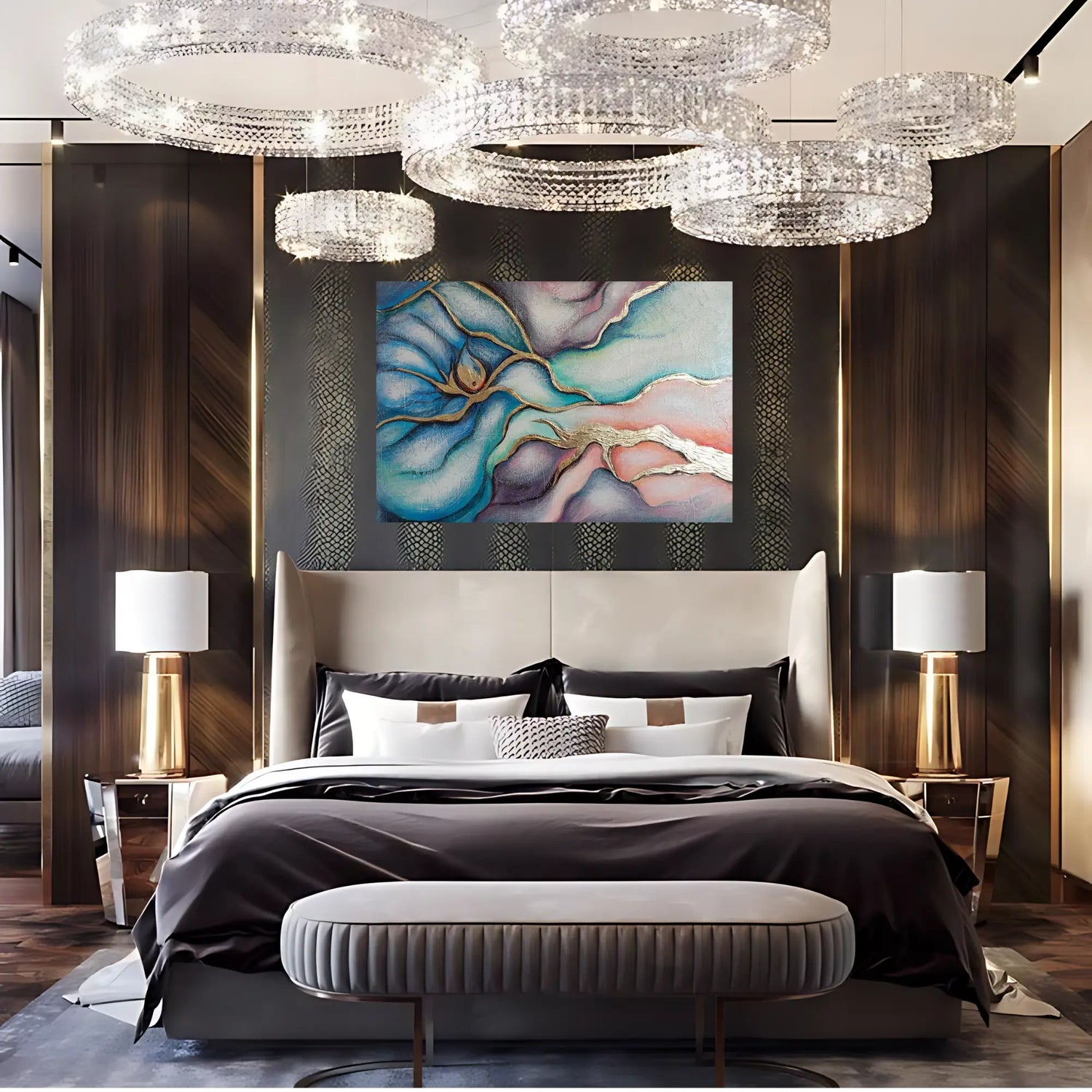 SERAPHIC ECHOES OIL PAINTING