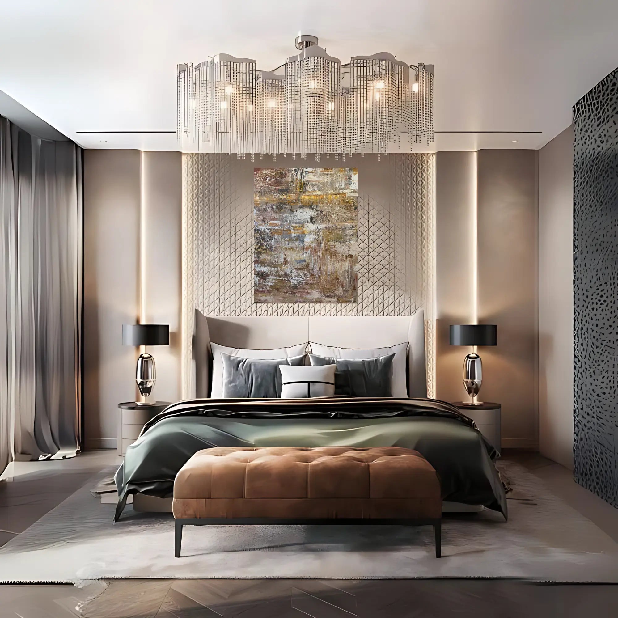 GOLDEN OPULENCE OIL PAINTING