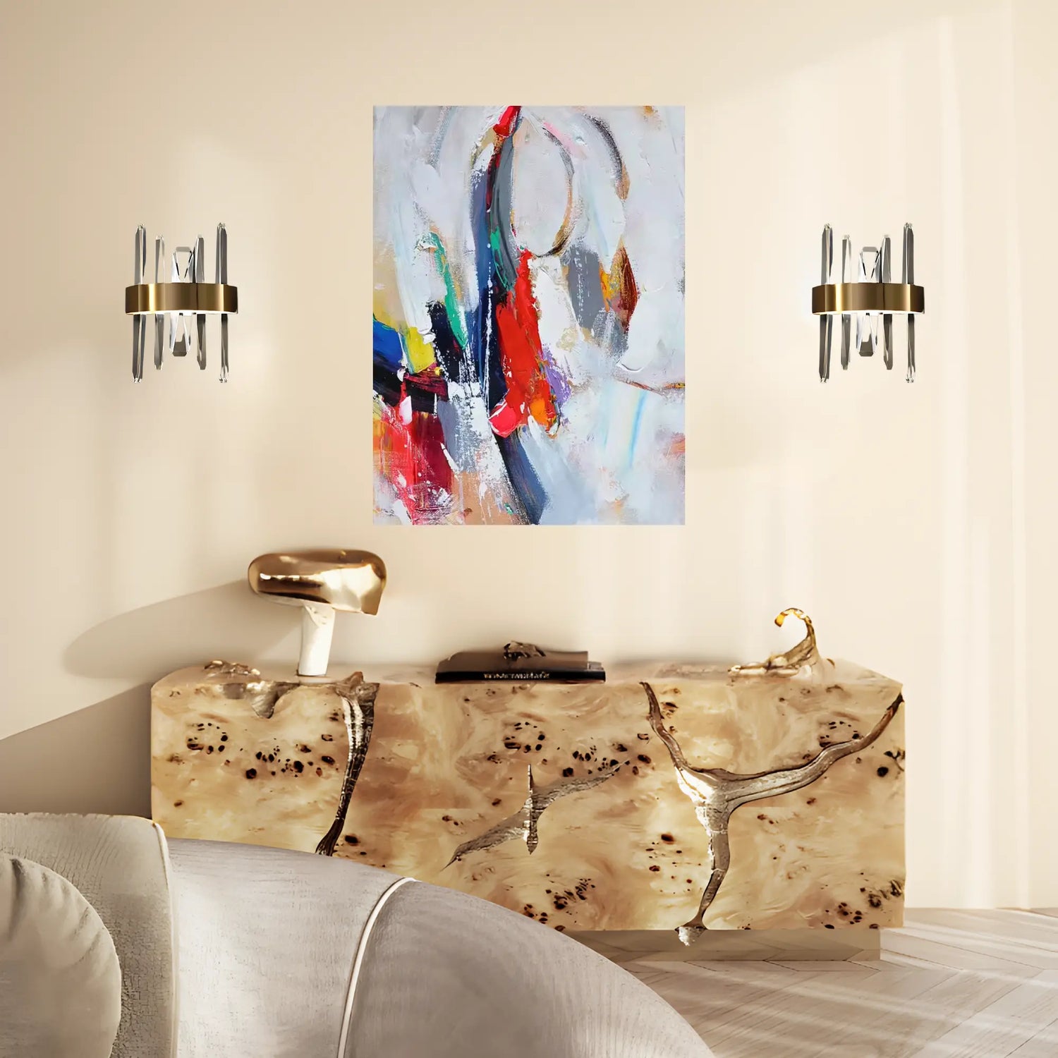 VIVID CRESCENDO OIL PAINTING