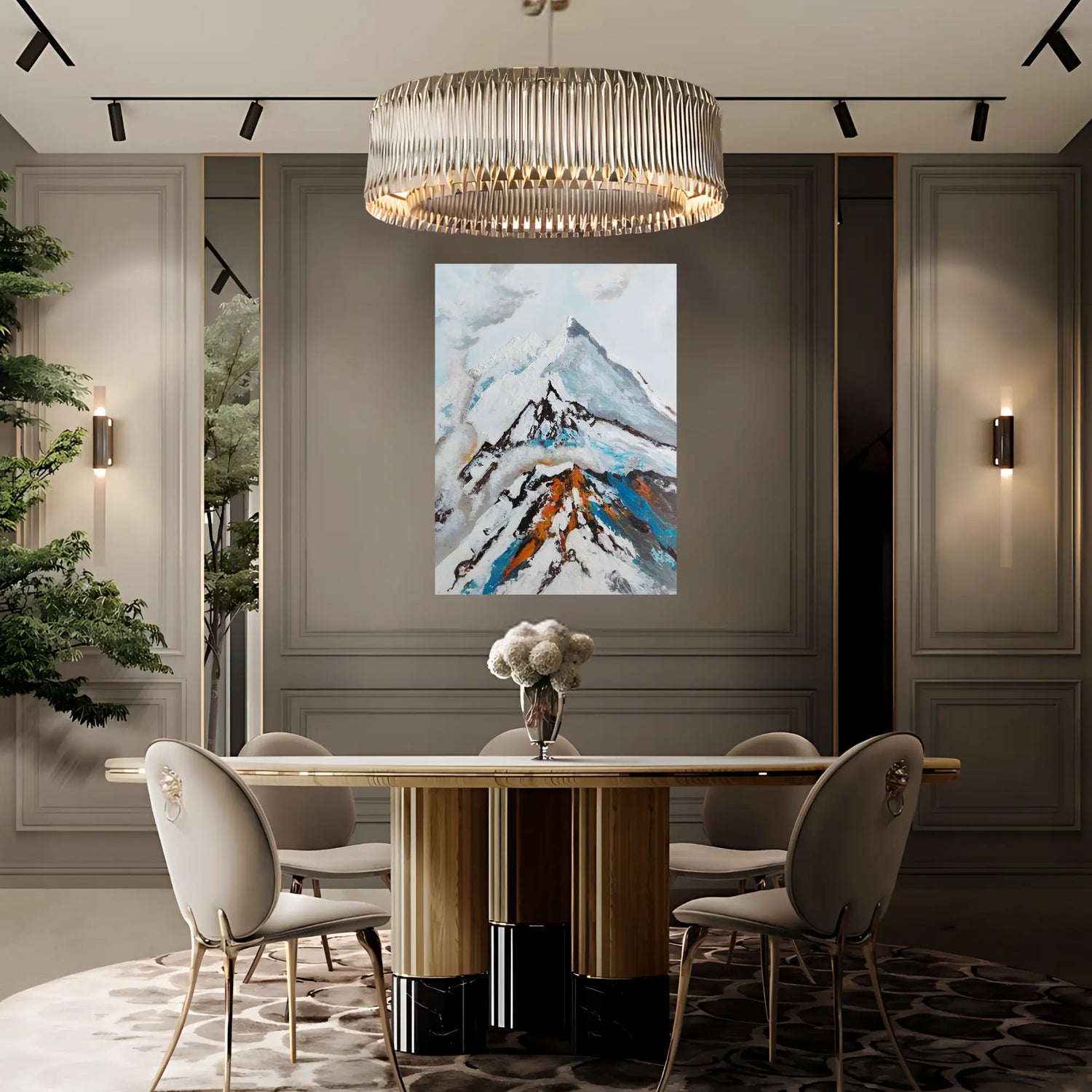 CRIMSON PEAKS OIL PAINTING