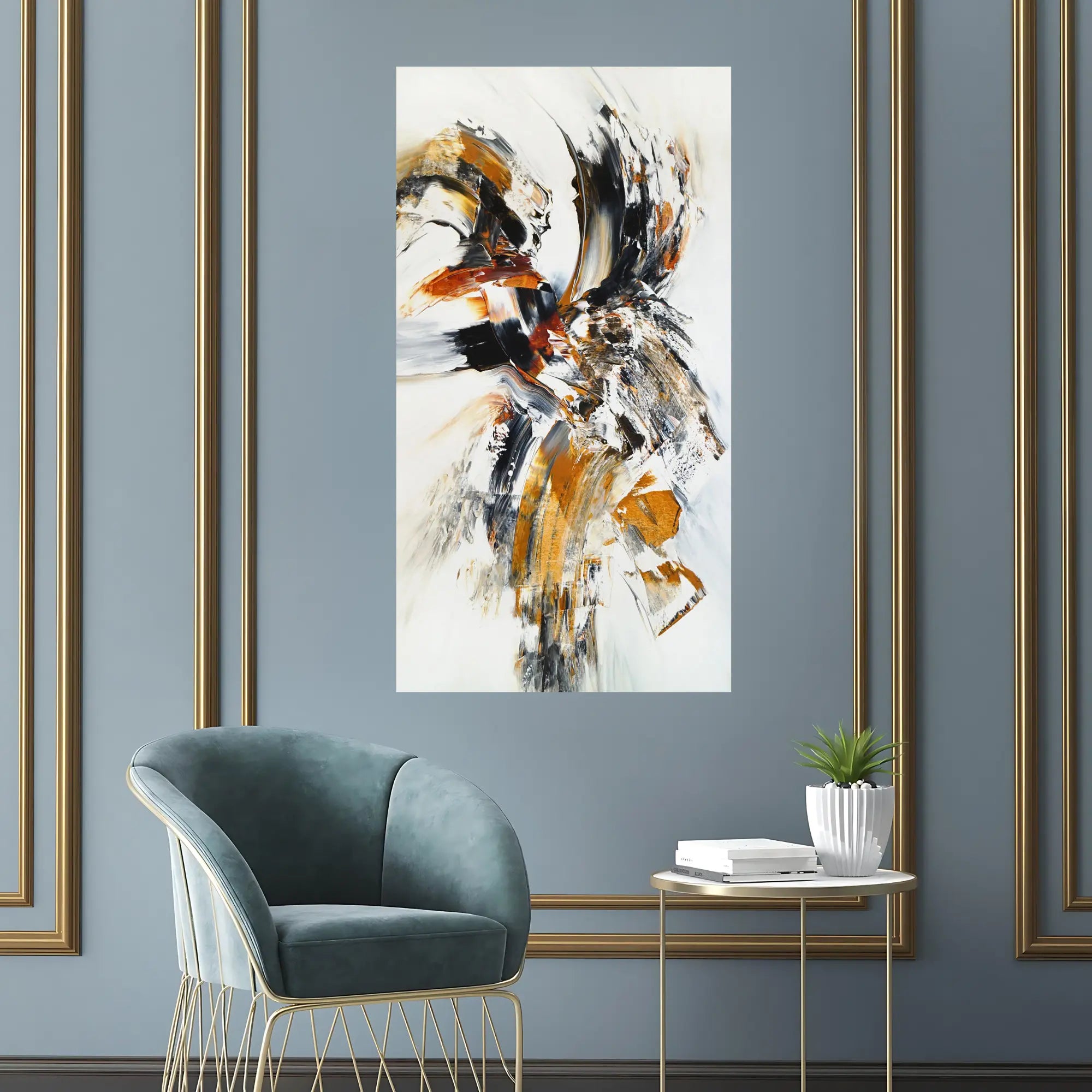 INFERNO OIL PAINTING