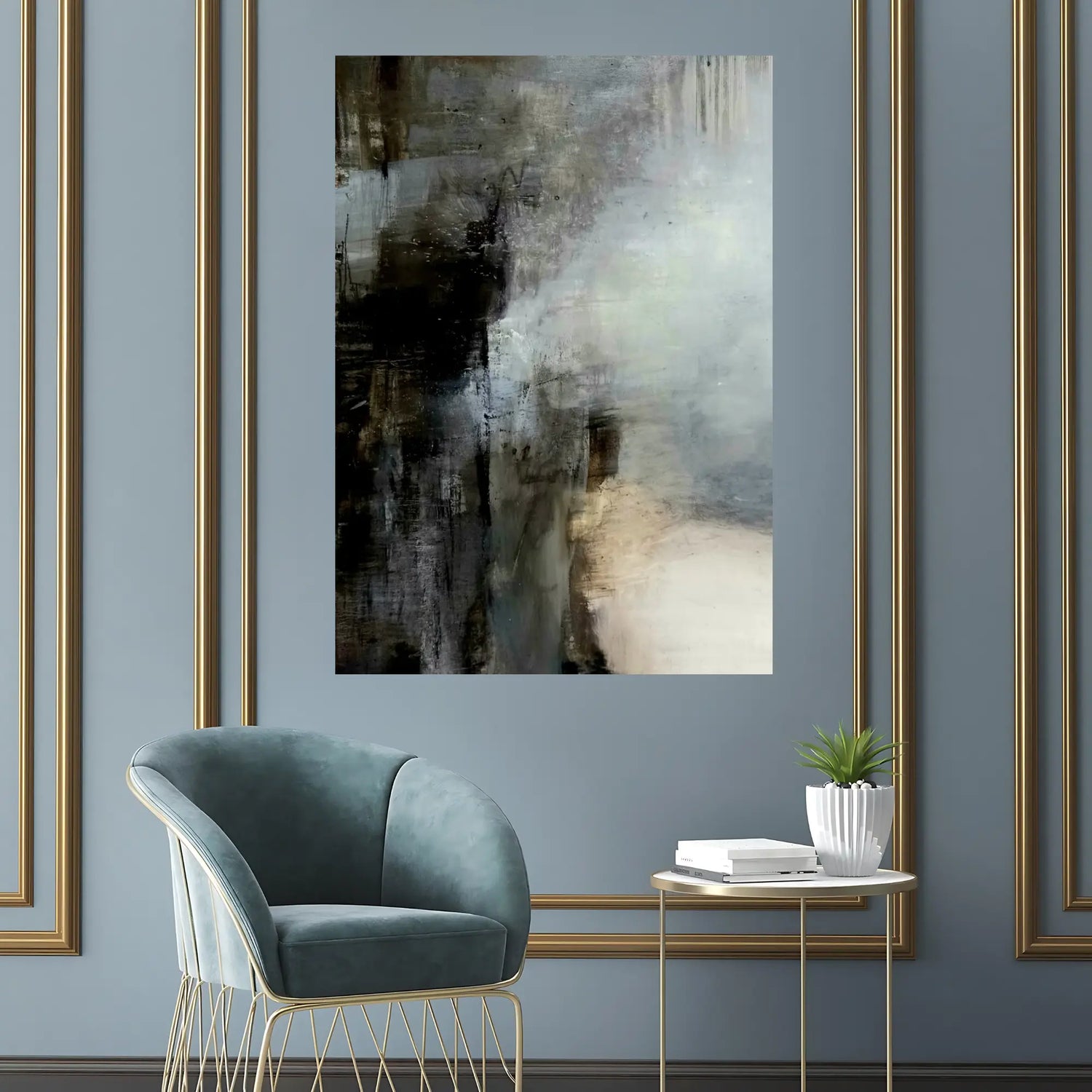 STYGIAN LAYERS OIL PAINTING