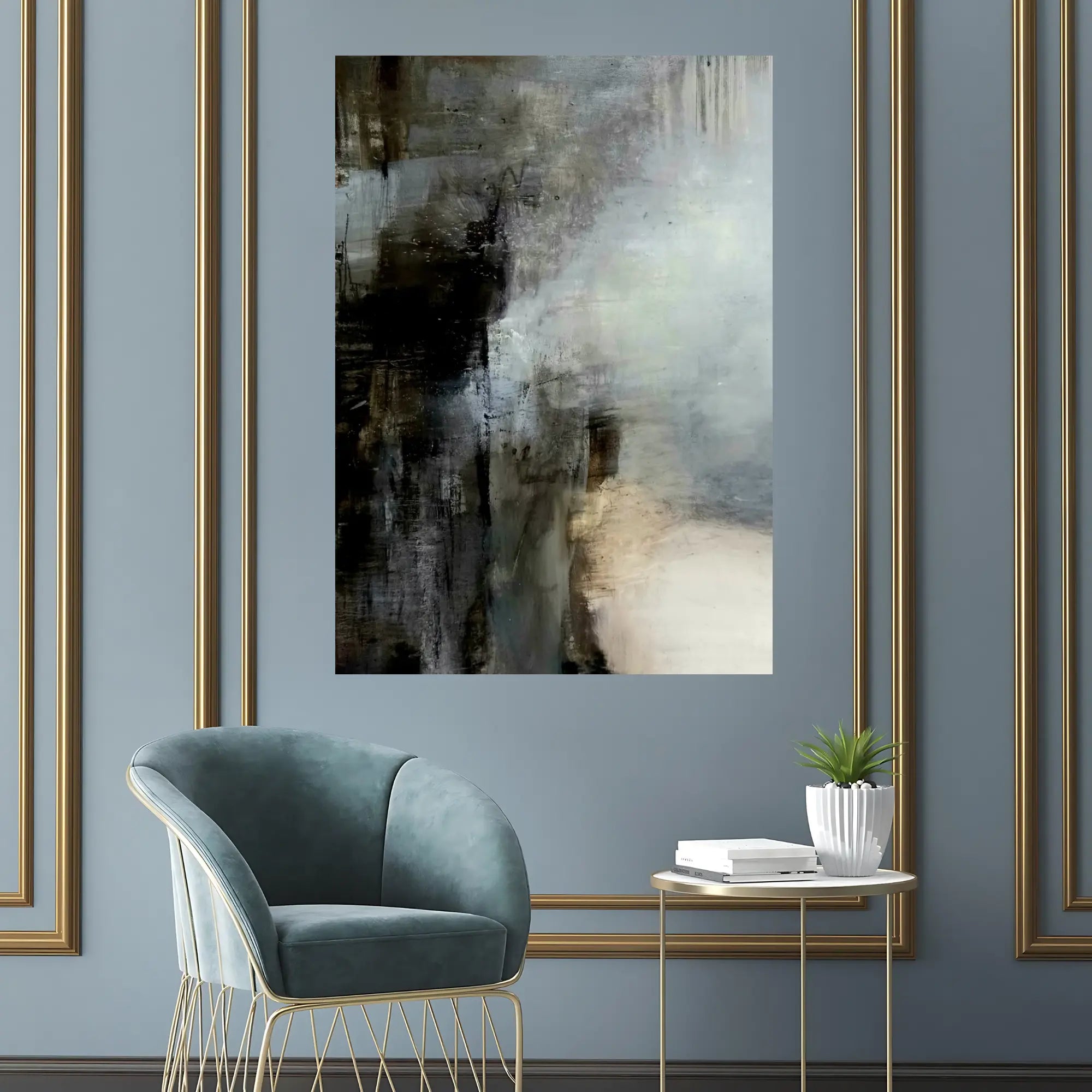 STYGIAN LAYERS OIL PAINTING