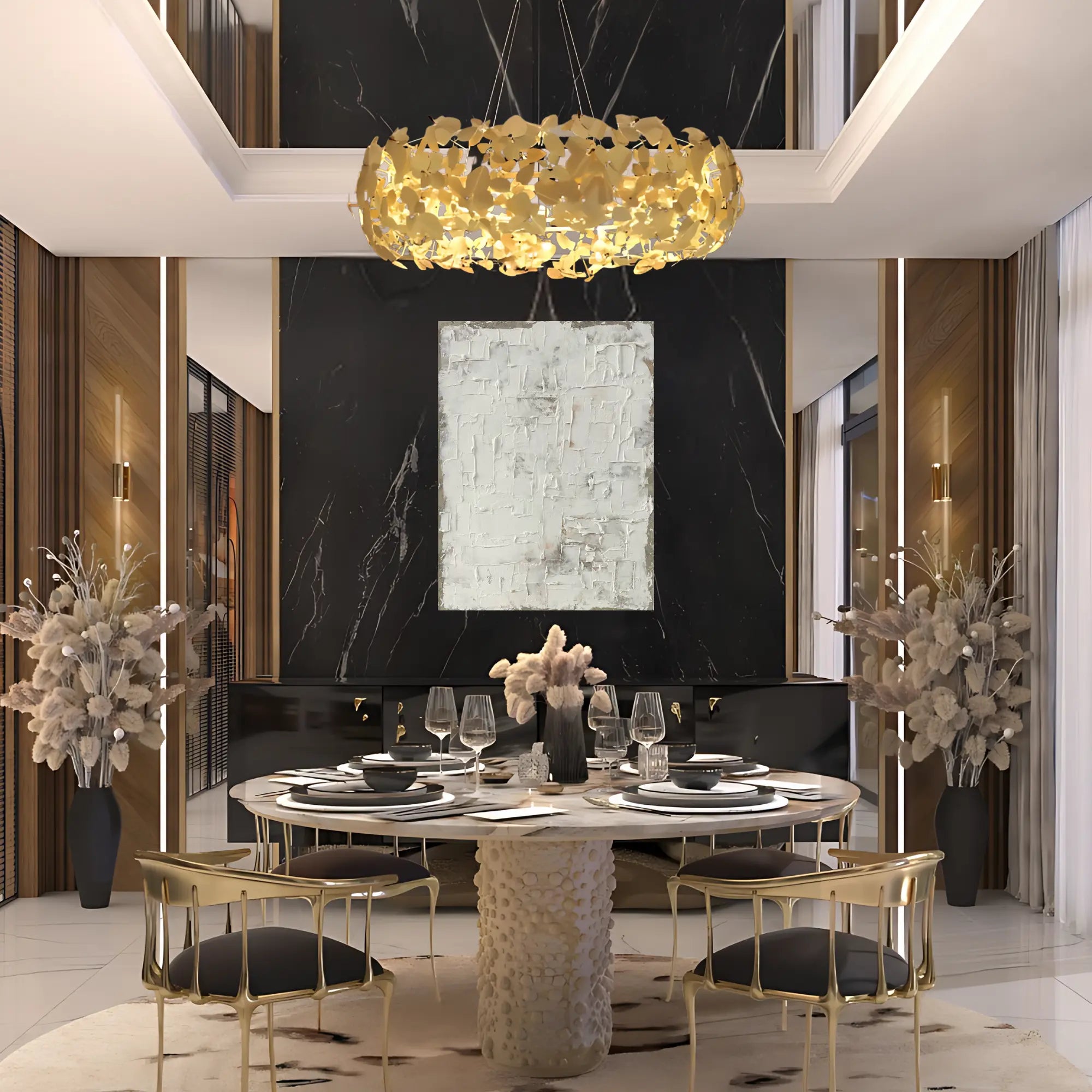 GLACIAL QUILT OIL PAINTING