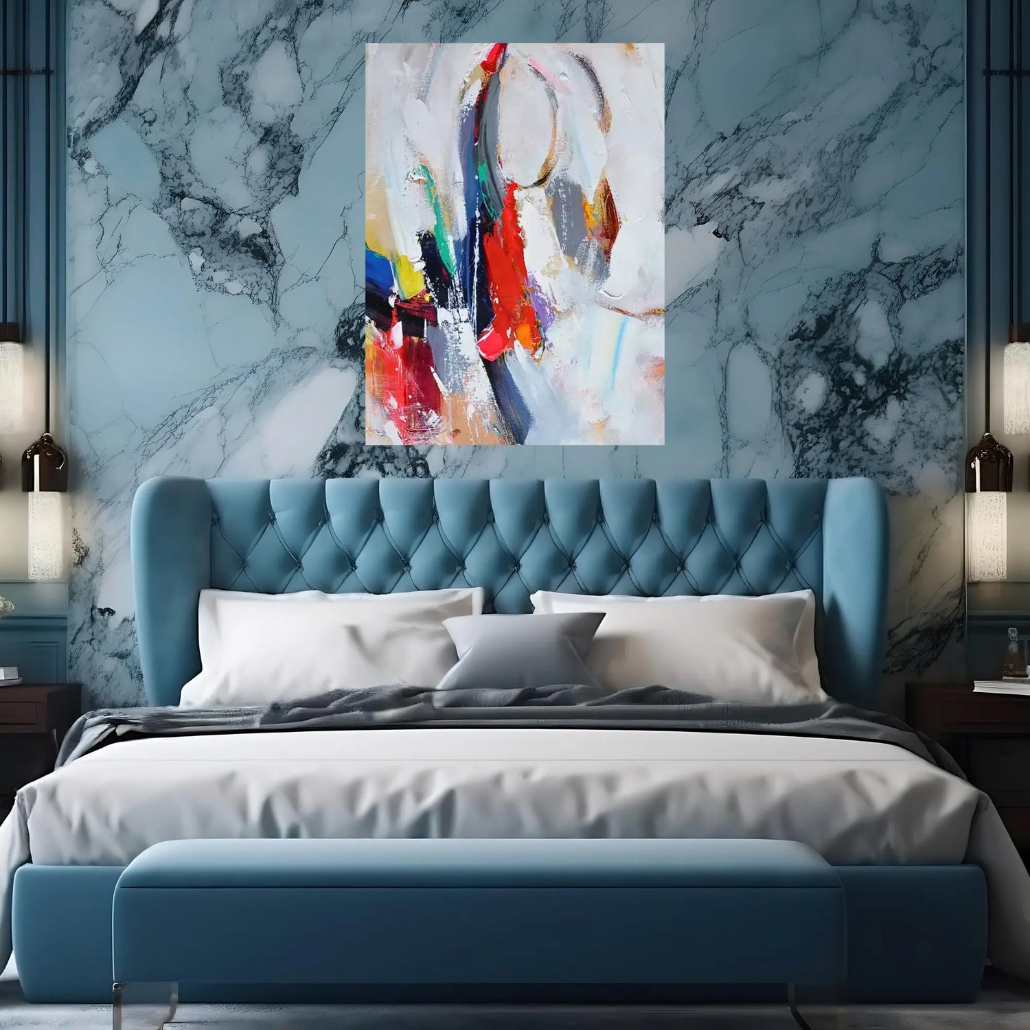 VIVID CRESCENDO OIL PAINTING