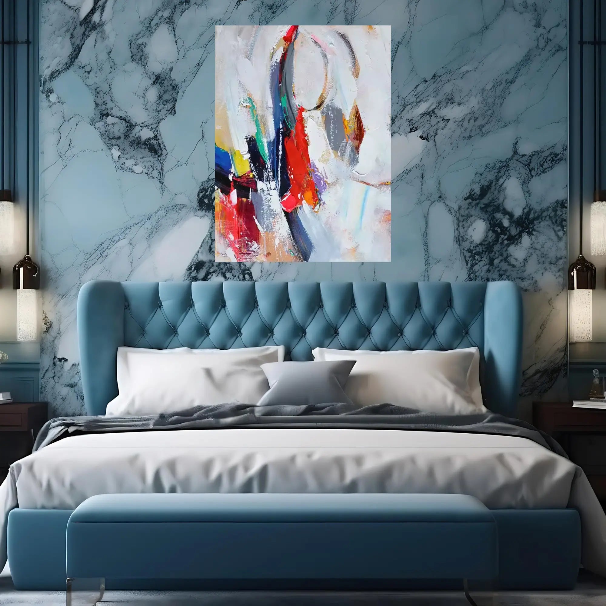 VIVID CRESCENDO OIL PAINTING