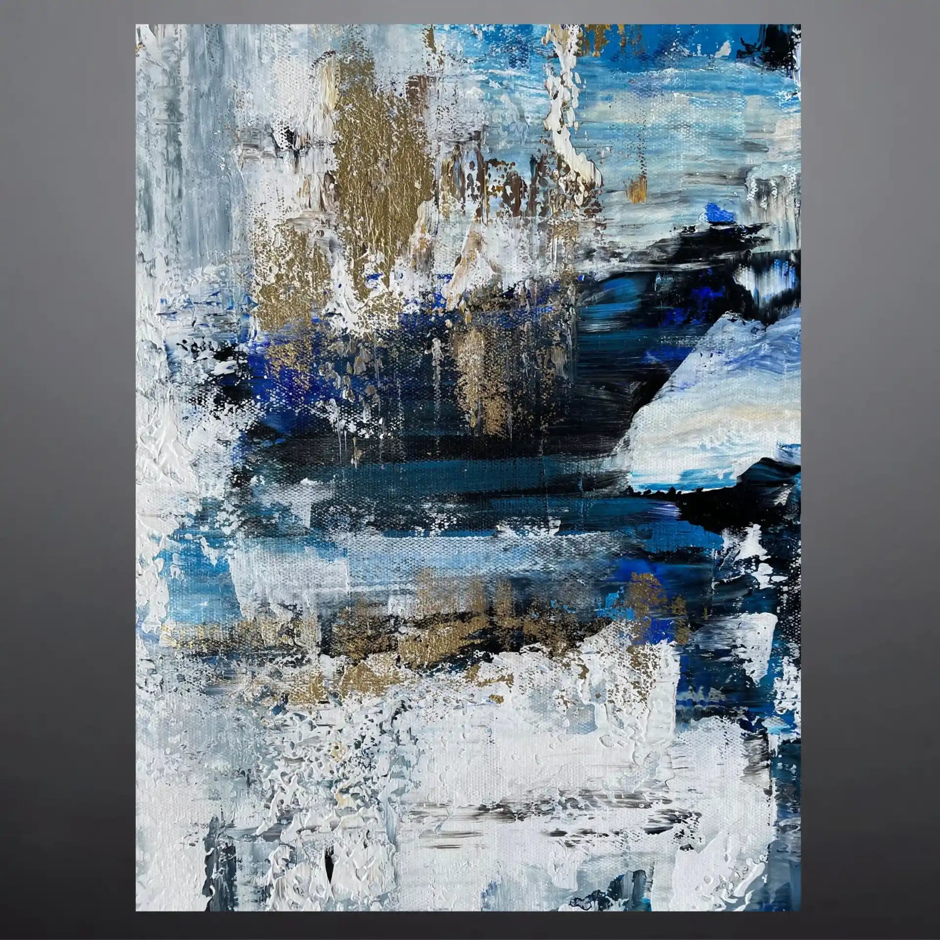 Glistening Mist | Abstract Oil Painting on Canvas — Decor Lane – DecorLane