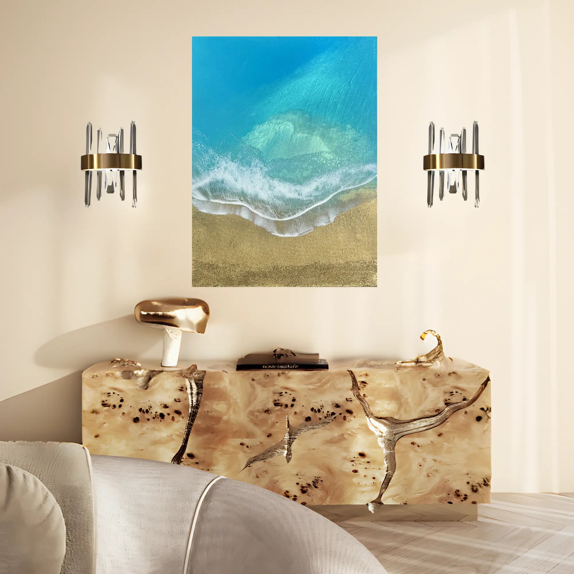 Shimmering Bliss Oil Painting