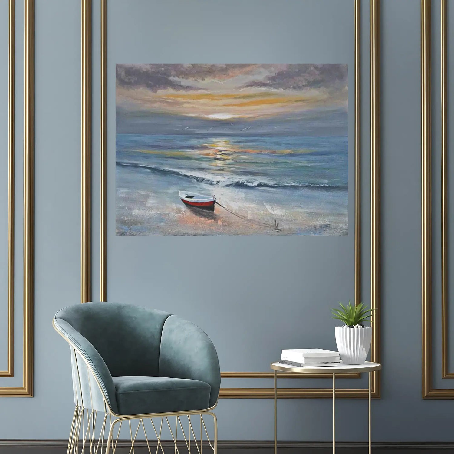 QUIET VOYAGE OIL PAINTING