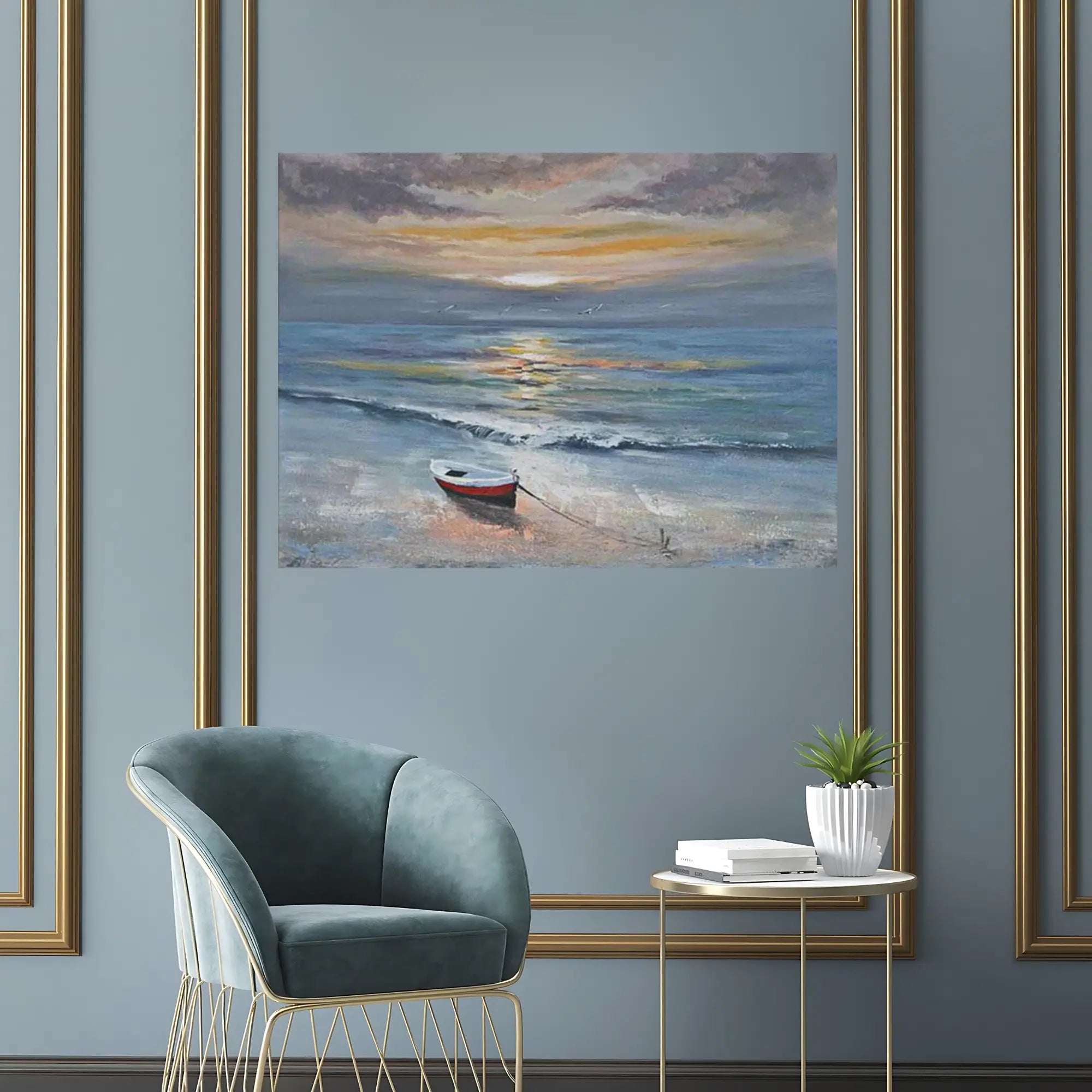 QUIET VOYAGE OIL PAINTING