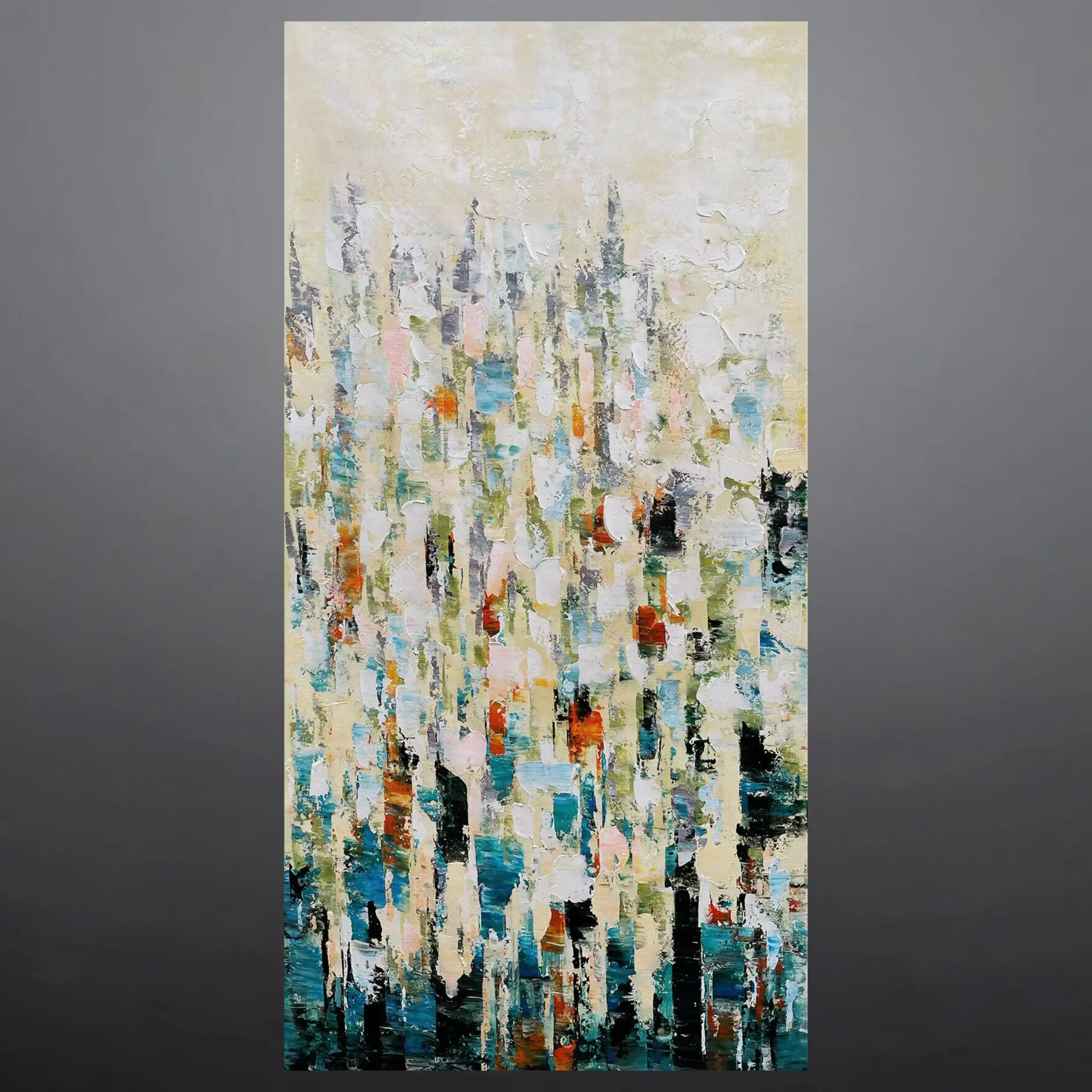 Pixelated Canopy Oil Painting