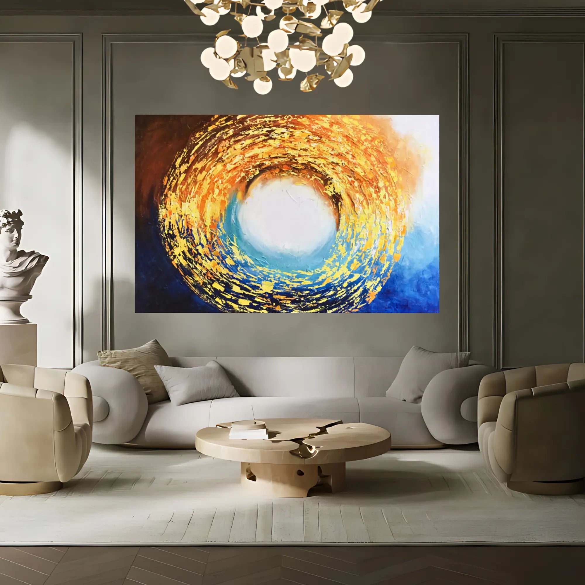 VORTEX BLAZE OIL PAINTING
