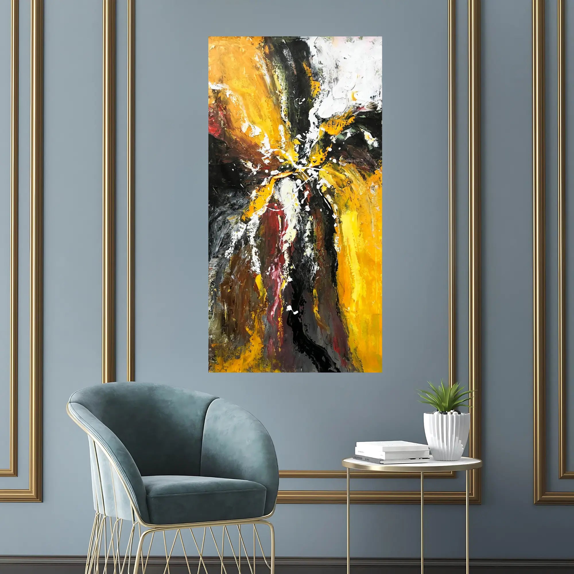 EMBER FLOW OIL PAINTING