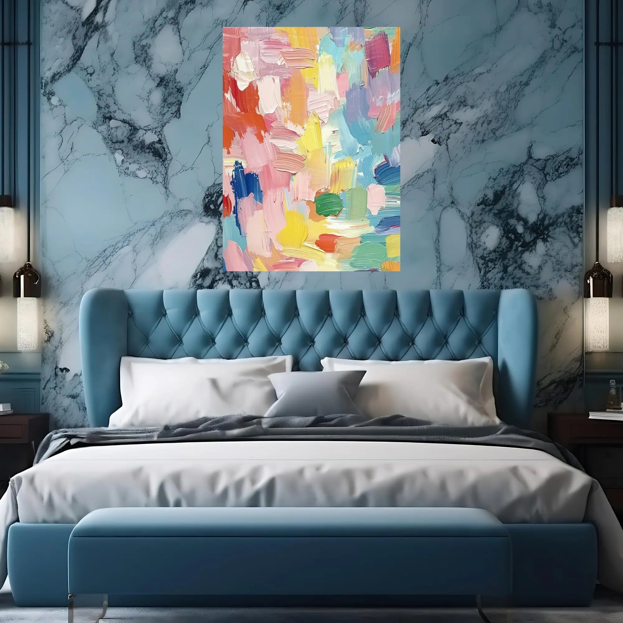 HARMONIC PRISM OIL PAINTING