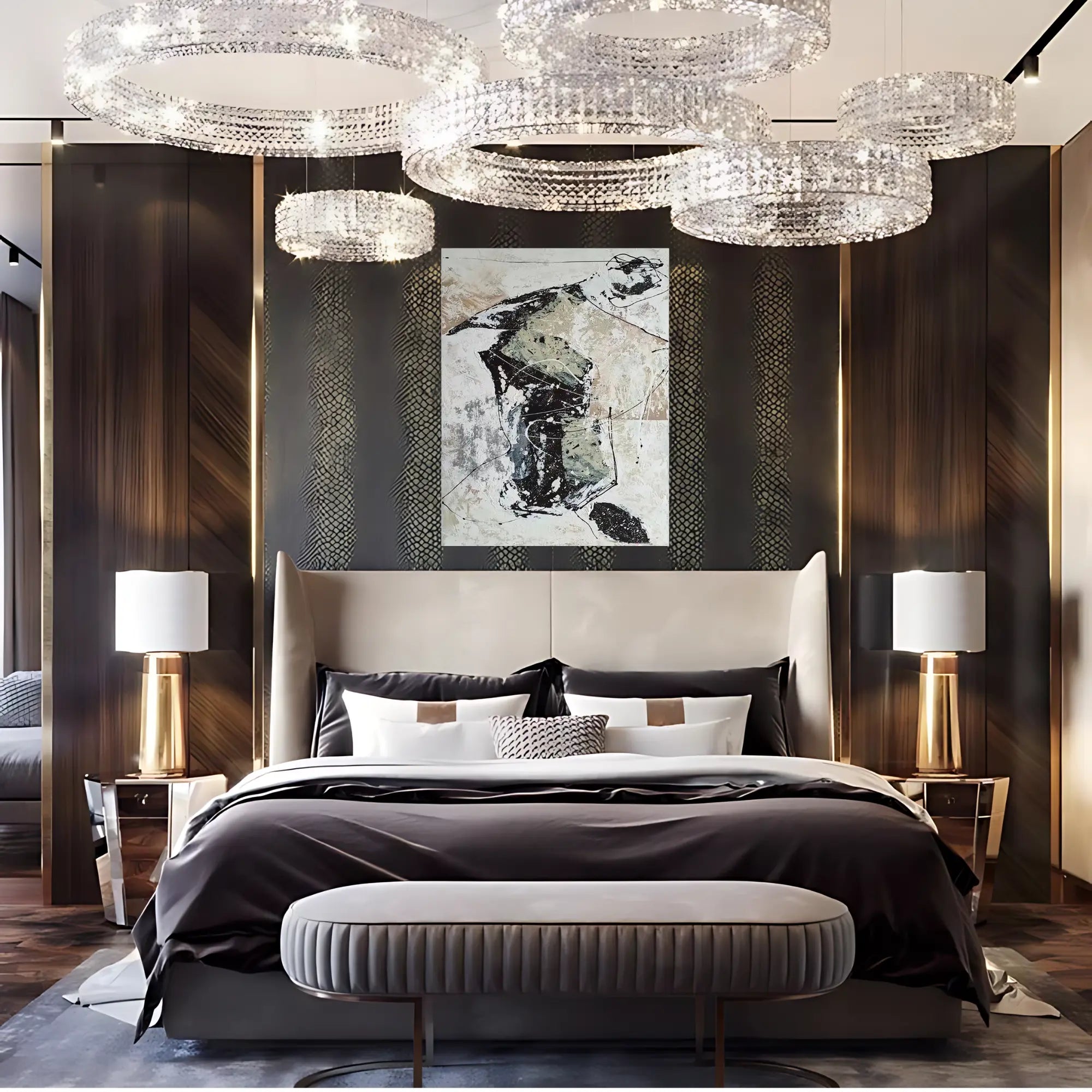 OBSCURED PRESENCE OIL PAINTING