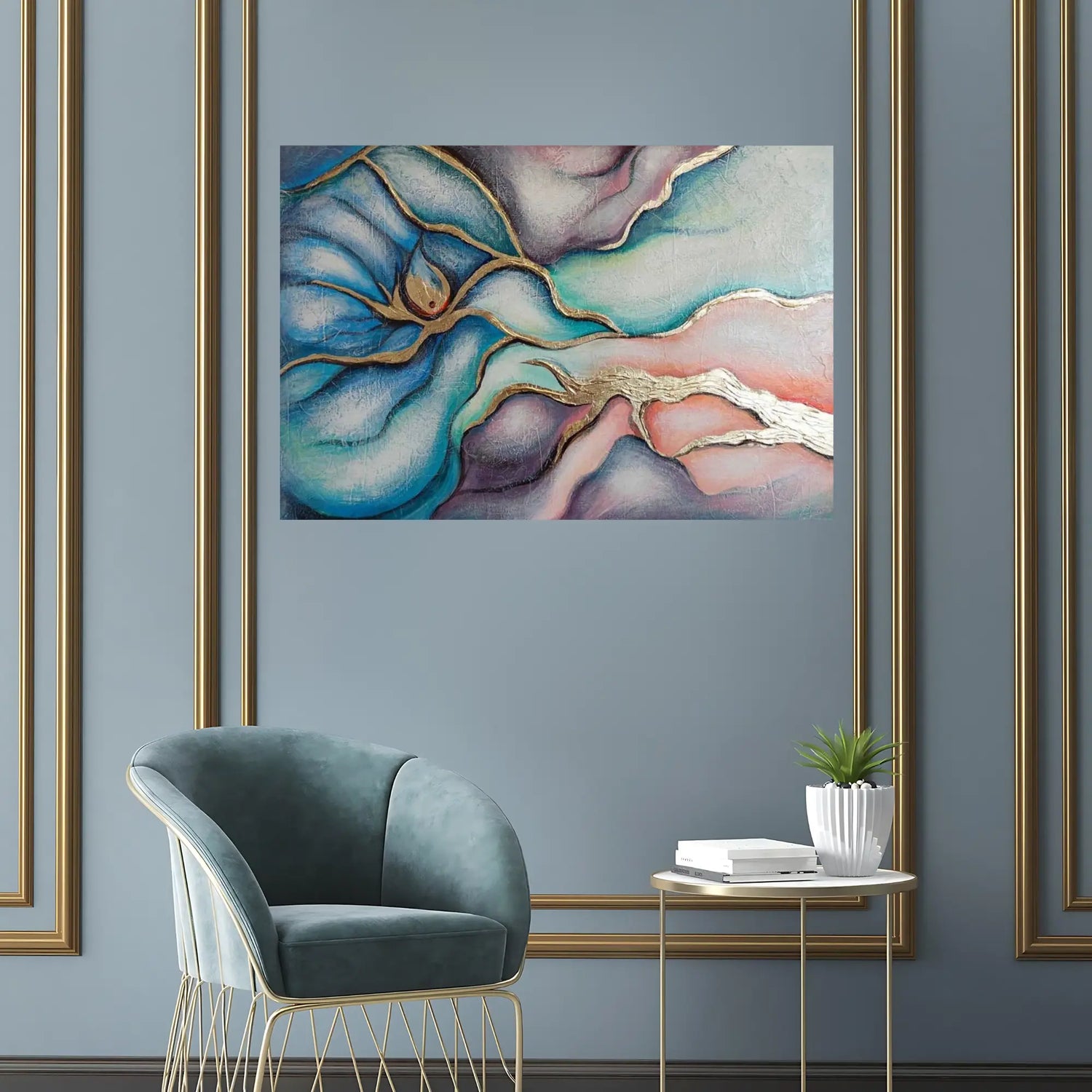 SERAPHIC ECHOES OIL PAINTING