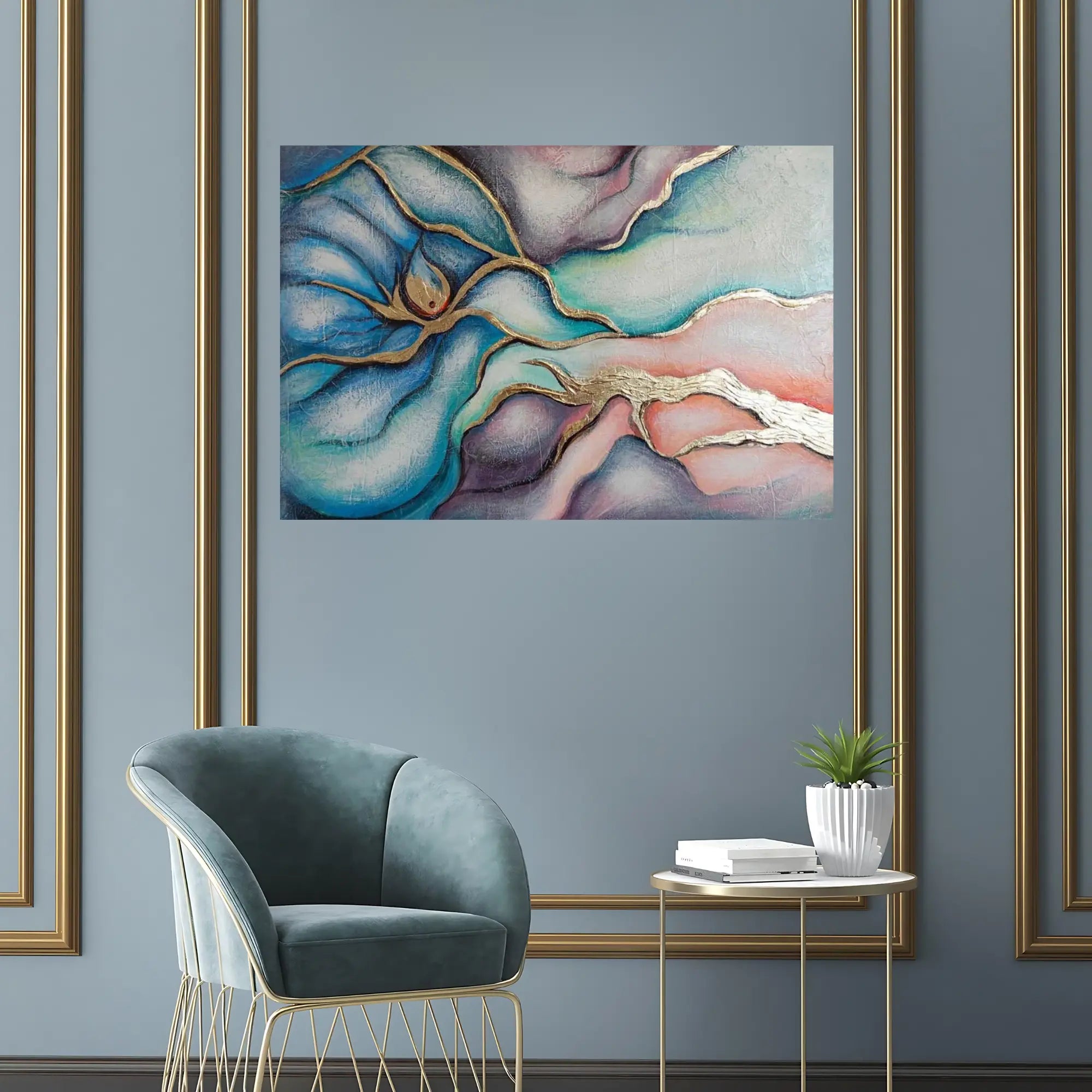 SERAPHIC ECHOES OIL PAINTING