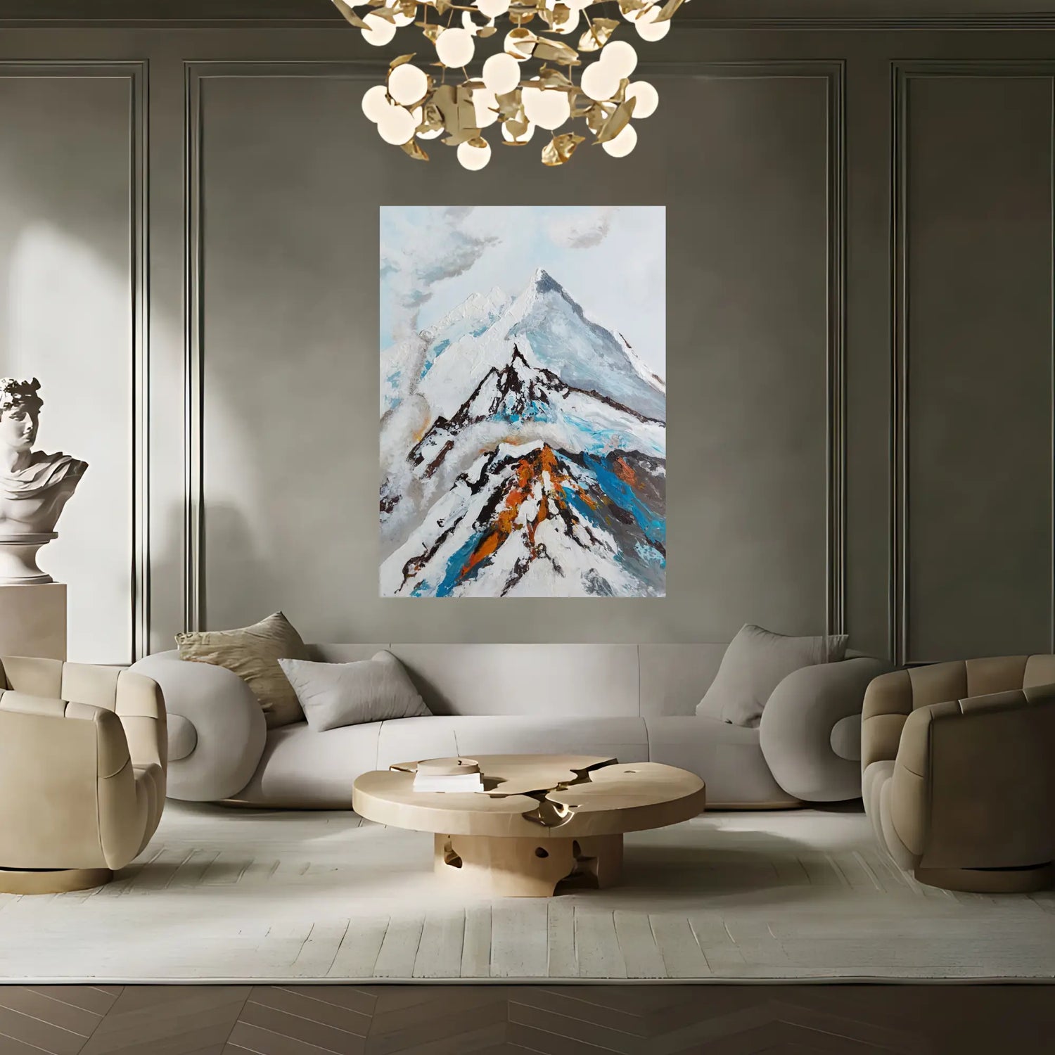 CRIMSON PEAKS OIL PAINTING