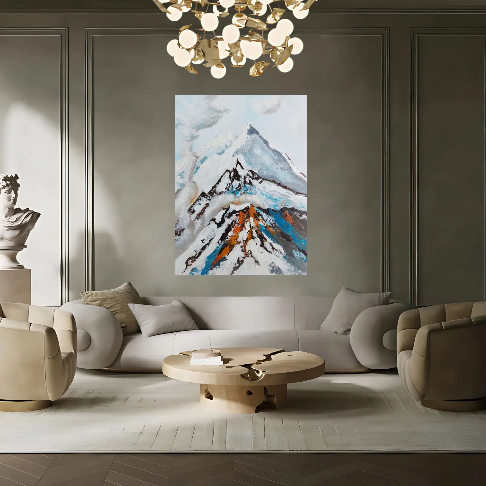 CRIMSON PEAKS OIL PAINTING