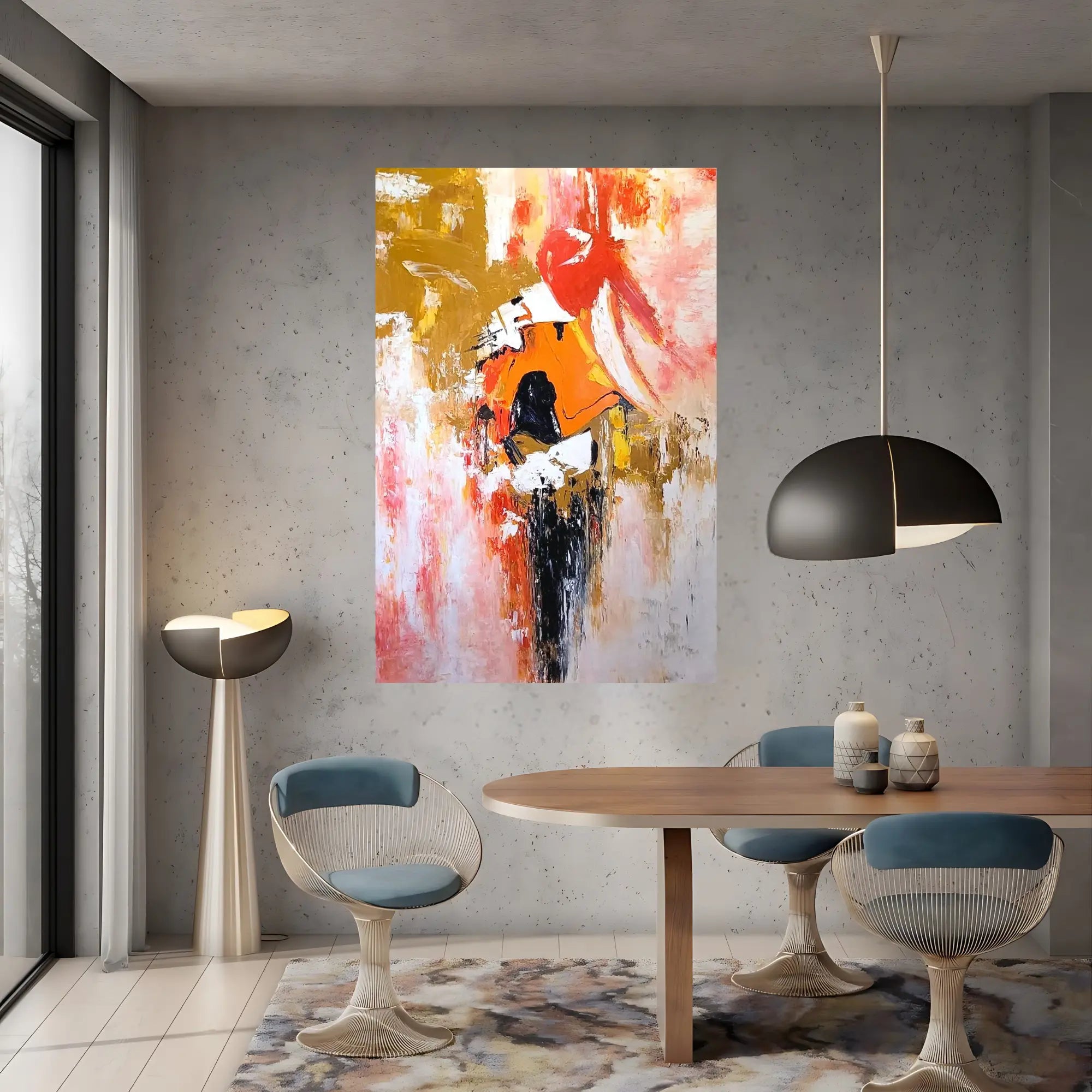 BLAZE SYMPHONY OIL PAINTING