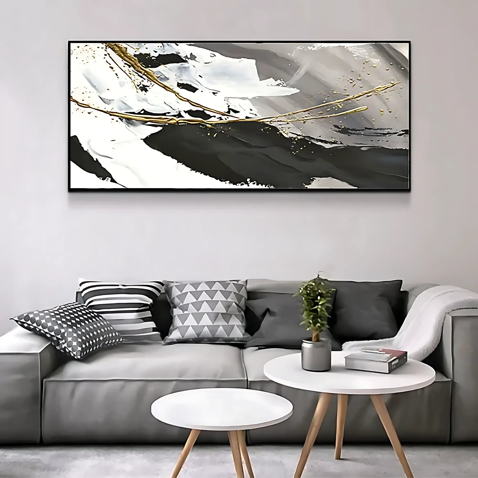 ENIGMATIC WAVES OIL PAINTING