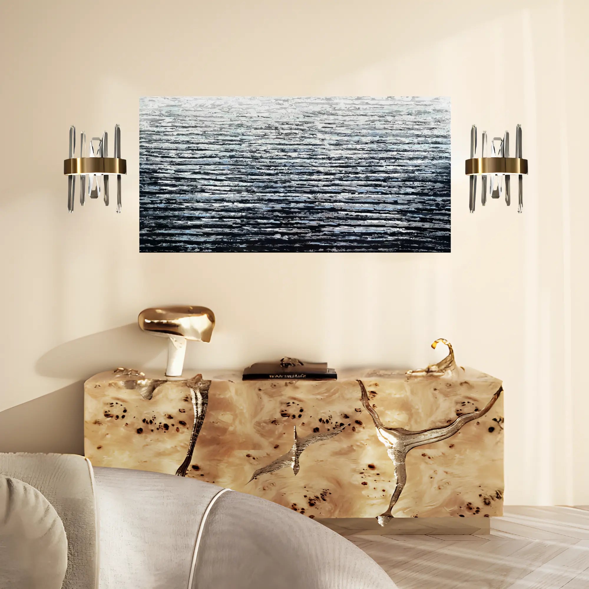 WAVEBOUND OIL PAINTING