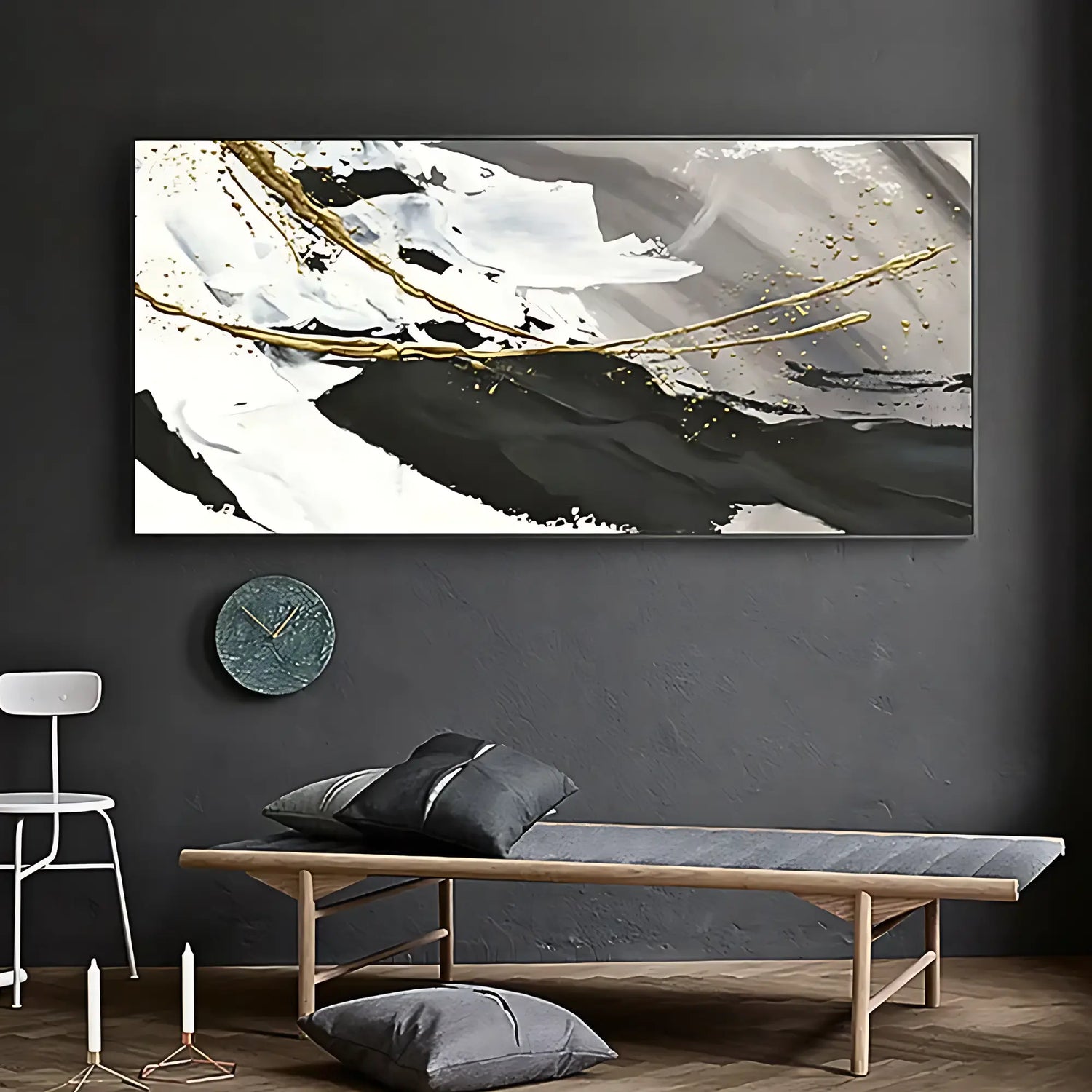 ENIGMATIC WAVES OIL PAINTING