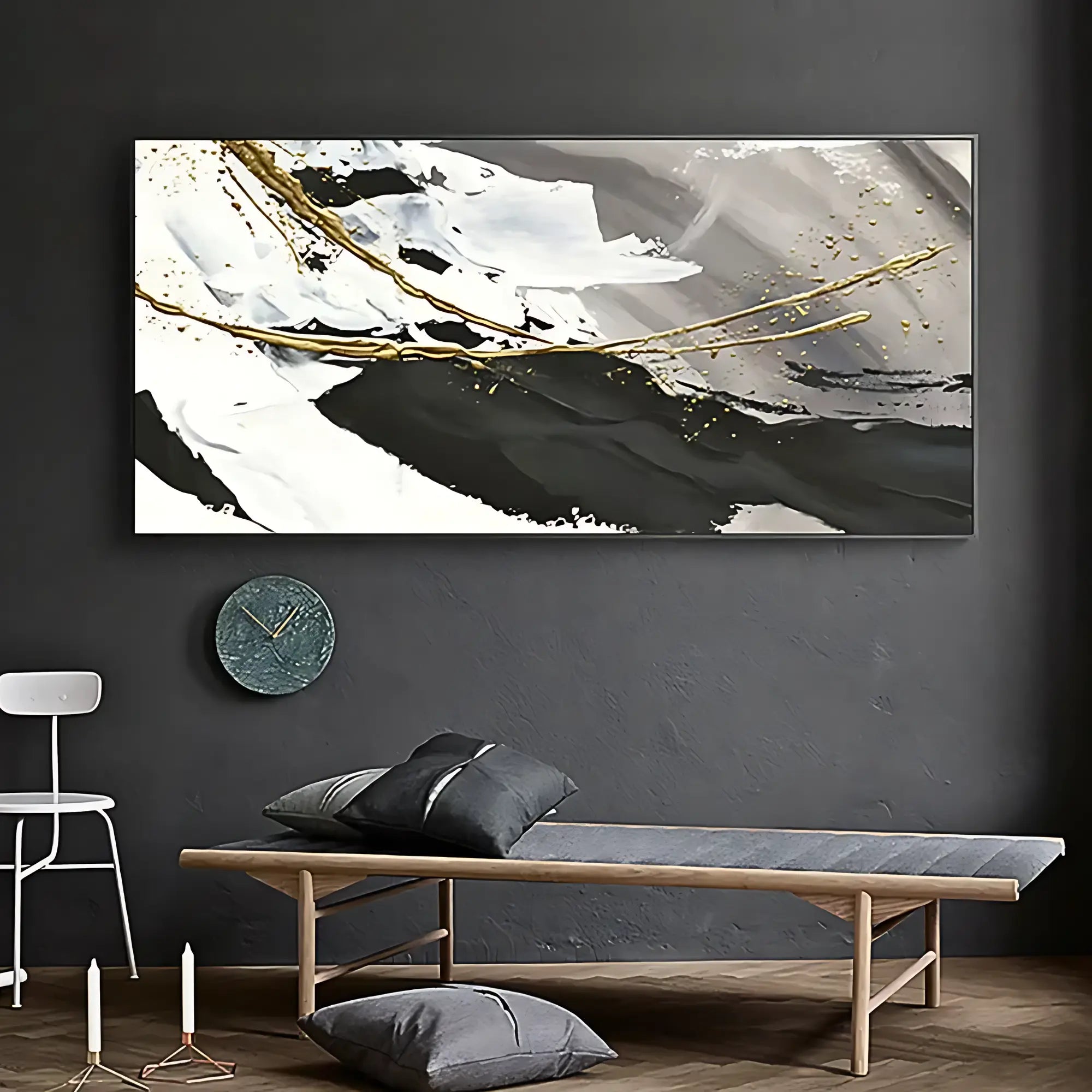 ENIGMATIC WAVES OIL PAINTING