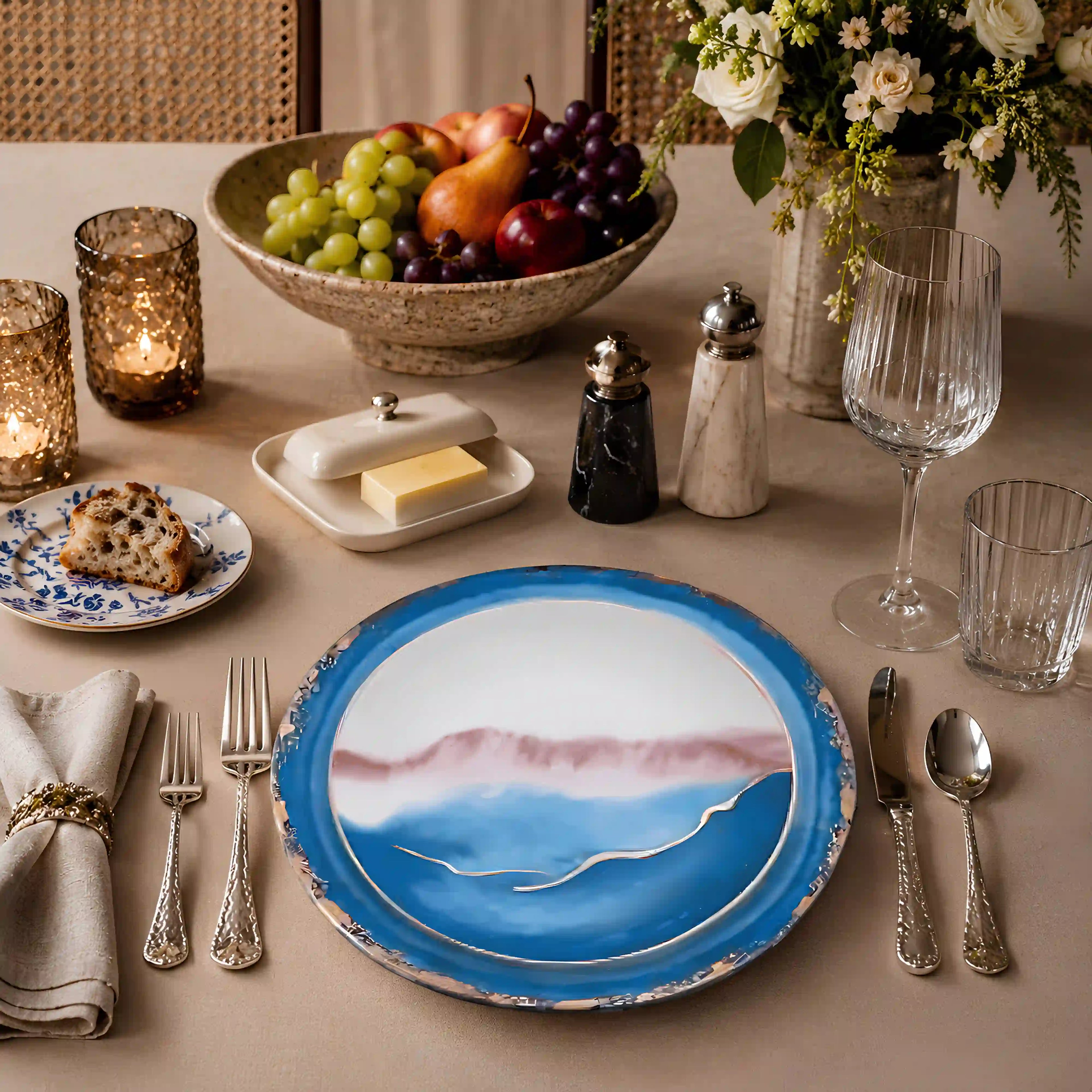 VAN GOGH BLEU PLATE