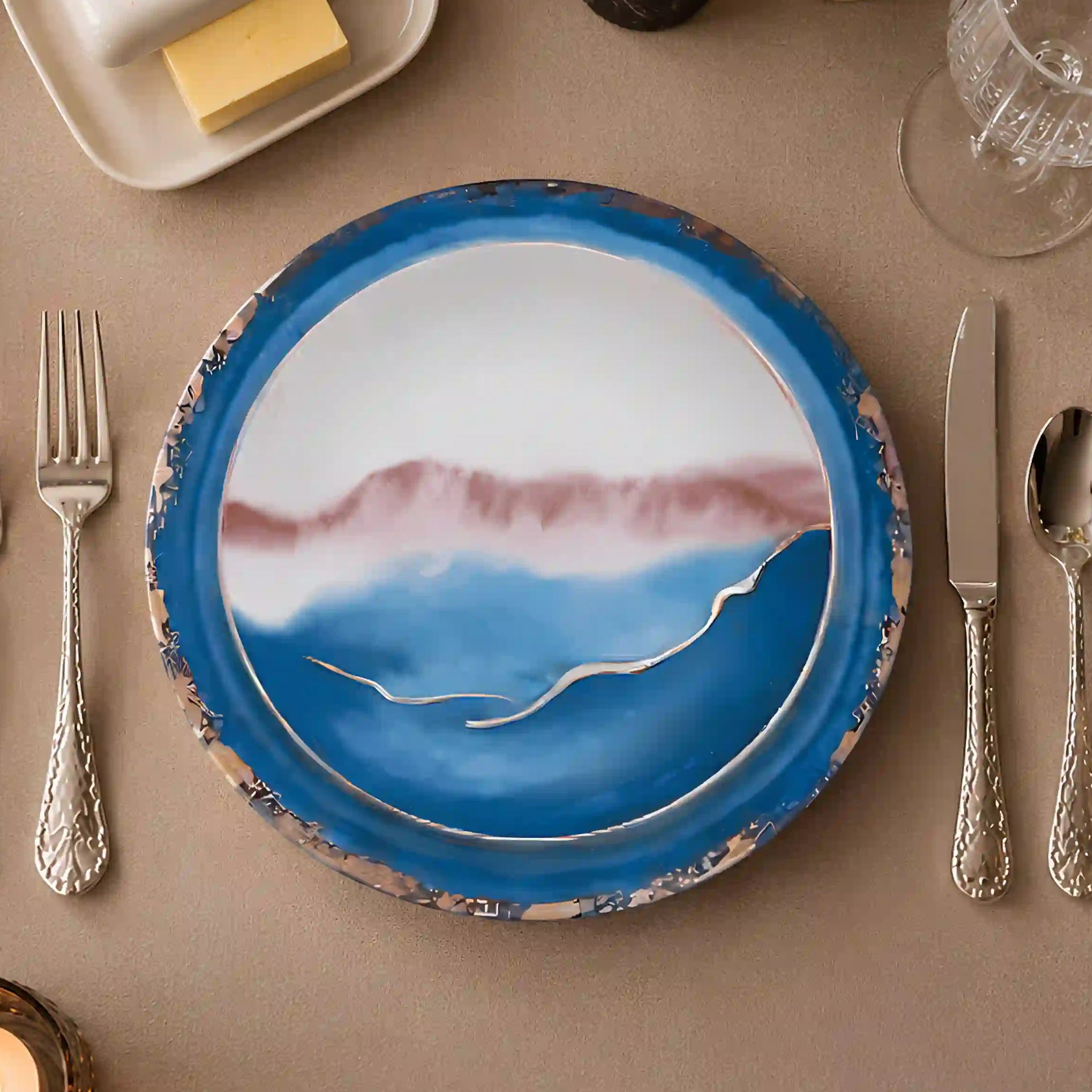 VAN GOGH BLEU PLATE