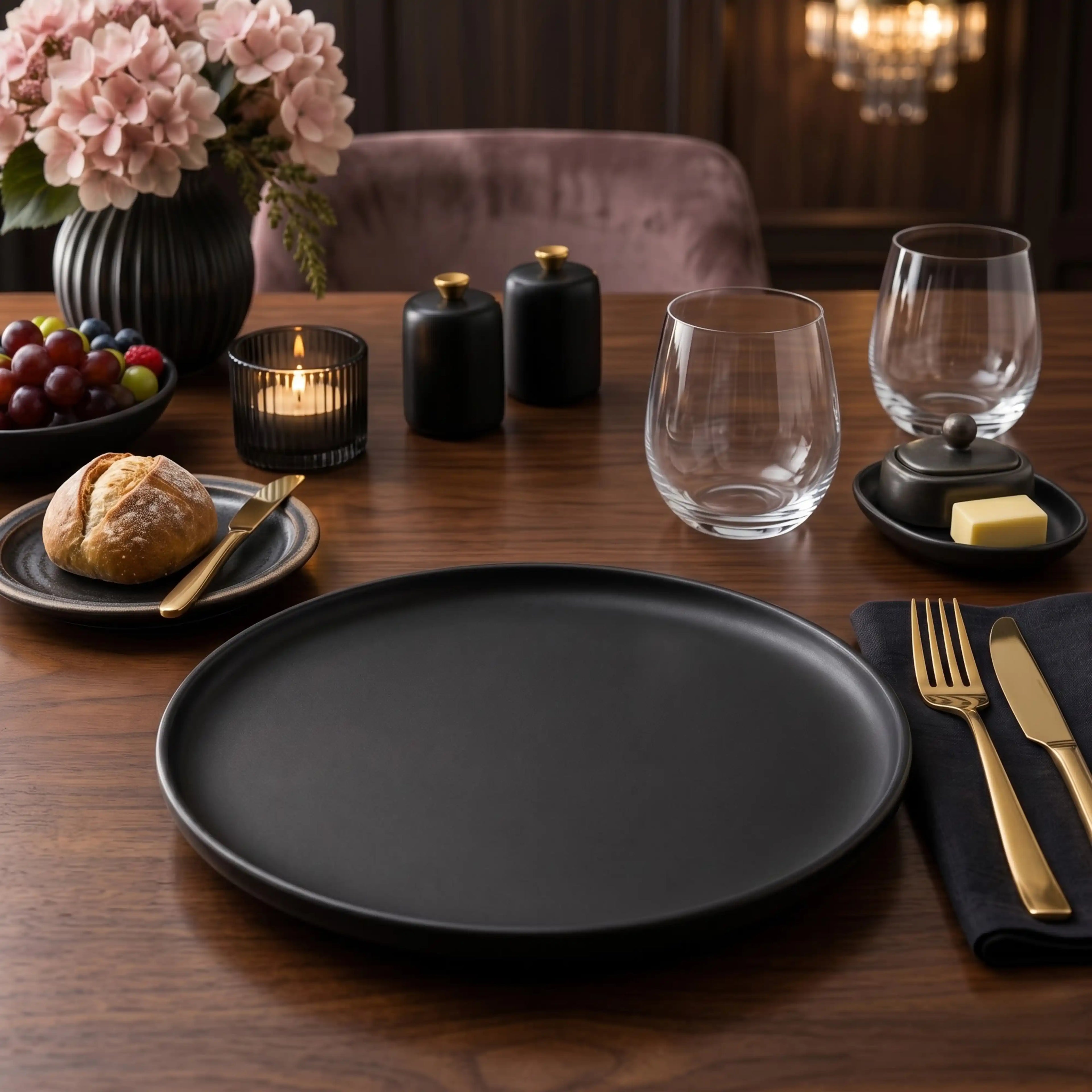 PLAIN NOIR PLATE