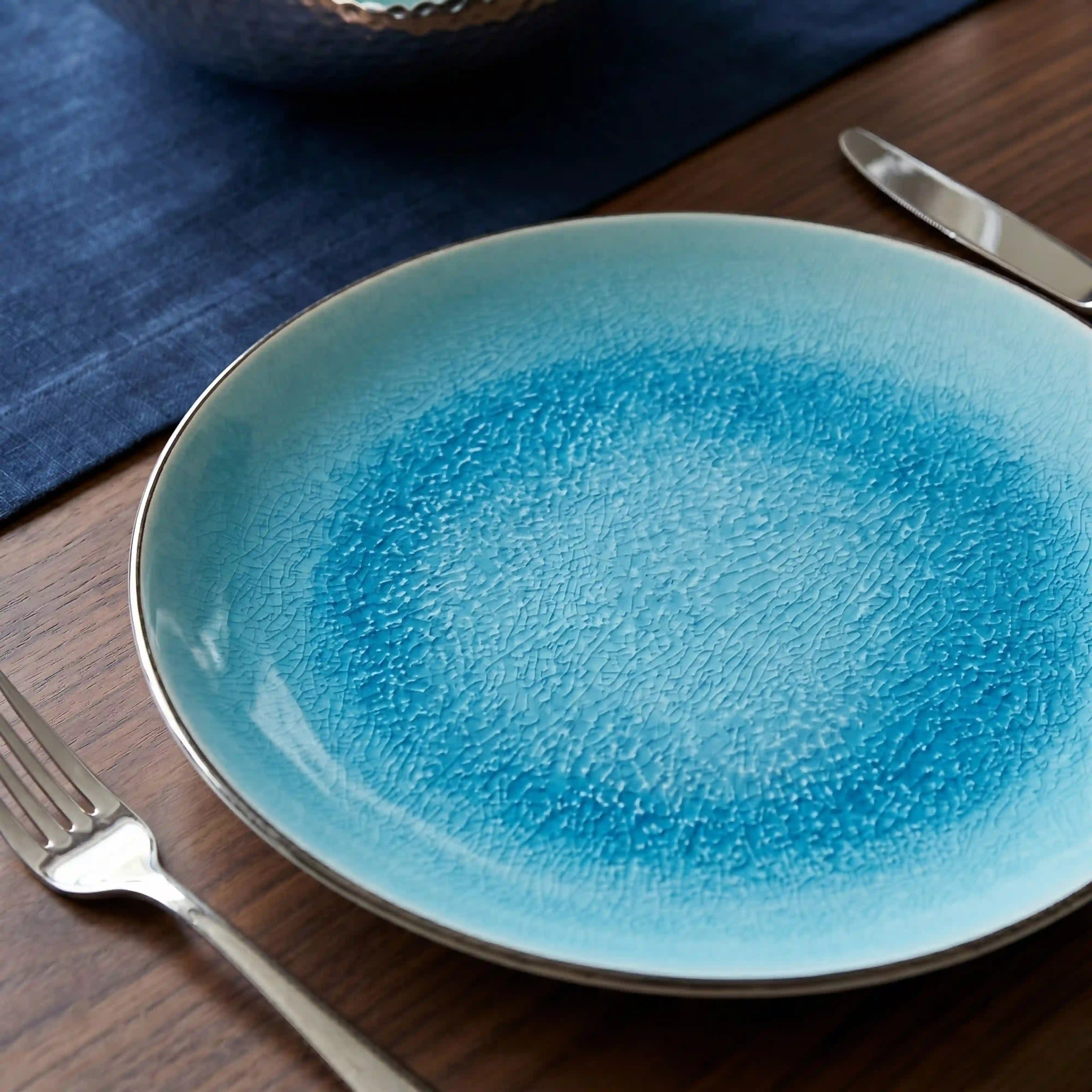 MYSTERIOUS BLUE PLATE