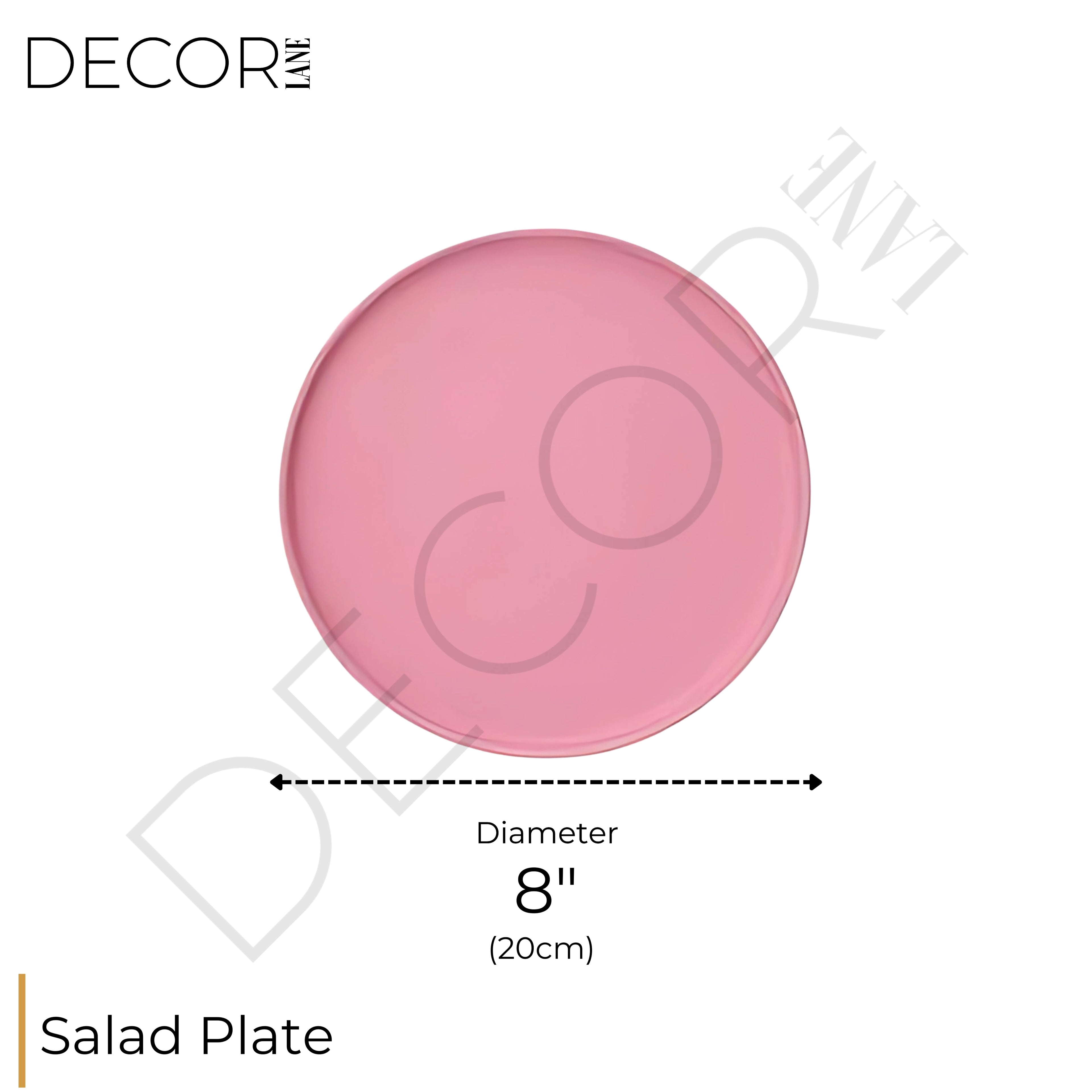 PLAIN ROSE PLATE