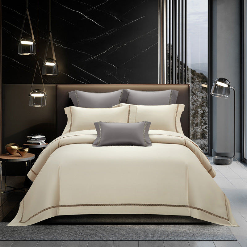 MARION DUVET COVER & SHAMS 1400TC