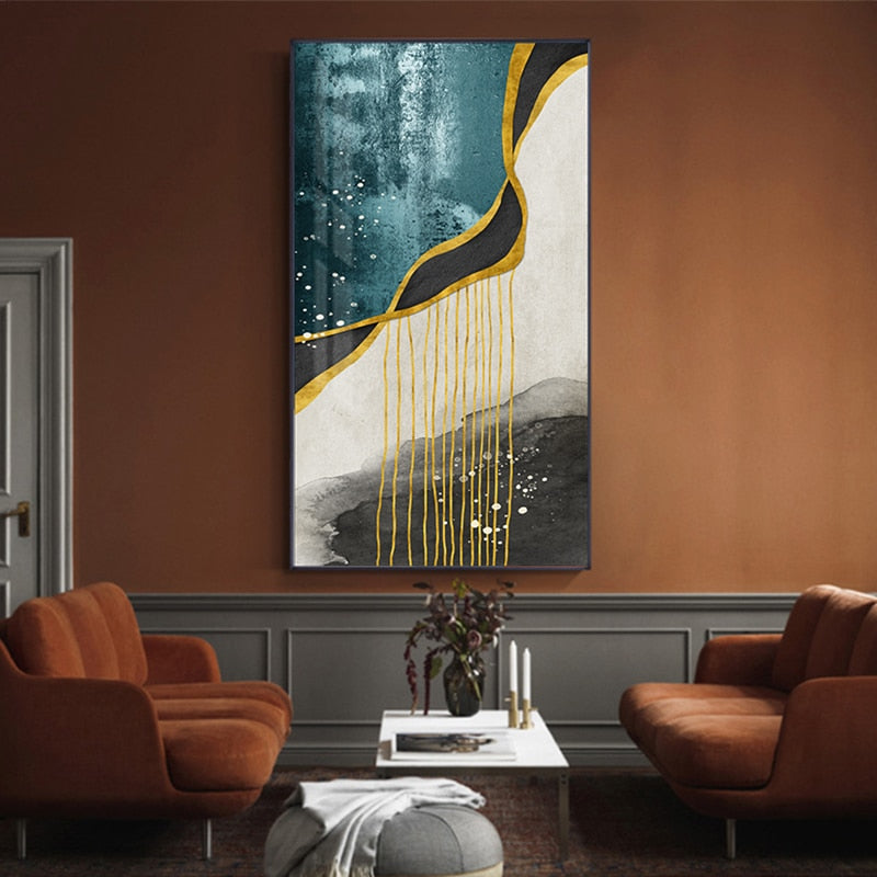 GOLDEN SPURS CANVAS PRINT