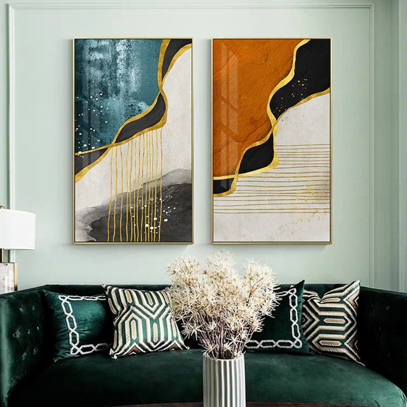 GOLDEN SPURS CANVAS PRINT