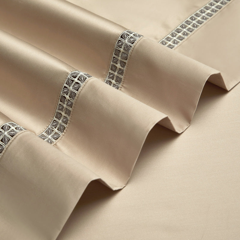 MARION DUVET COVER & SHAMS 1400TC