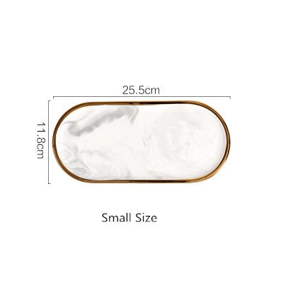 MARBLE COLISEUM SERVING DISH