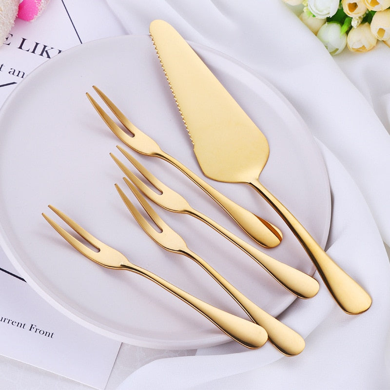 VENICE CAKE KNIFE SET