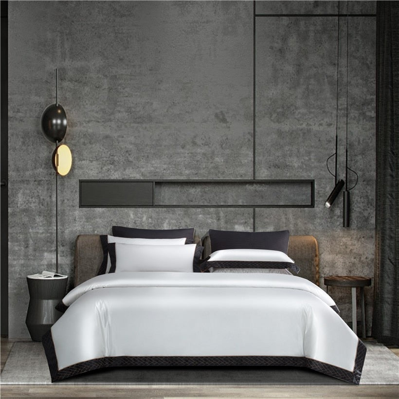 RILEY PREMIUM DUVET COVER & SHAMS 1000TC