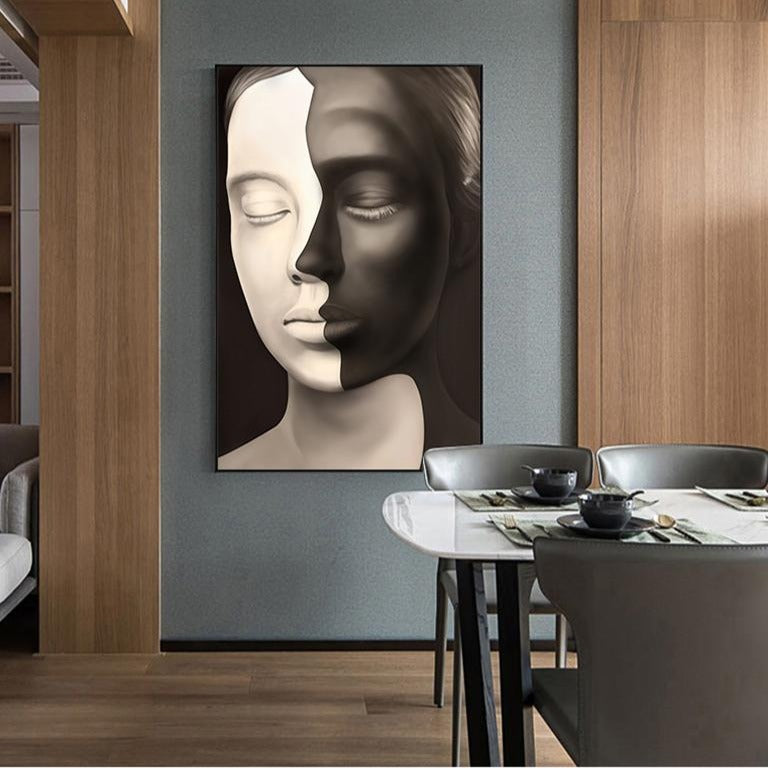 YING & YANG CANVAS PRINT