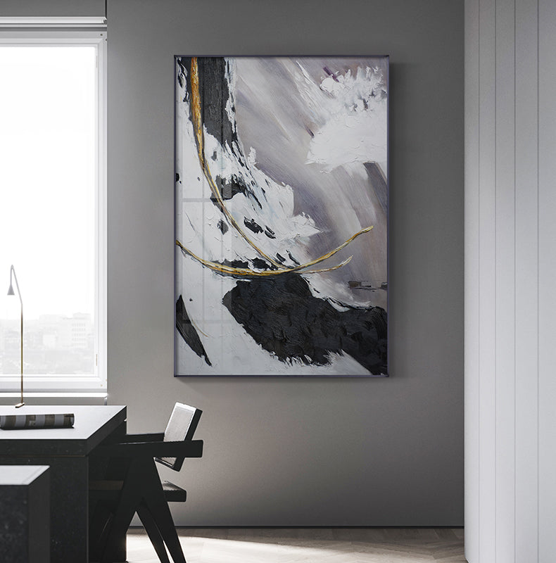 FLUID MOUNTAIN RANGE CANVAS PRINT