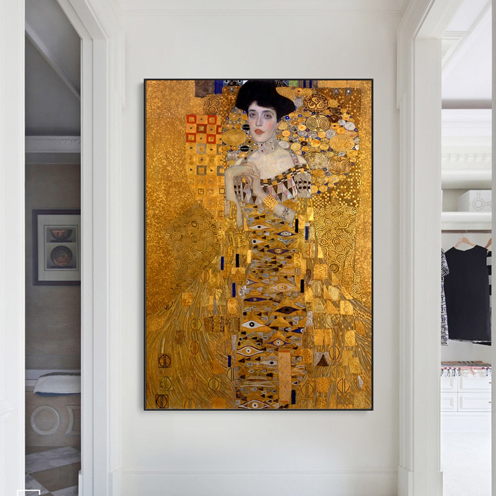 ADELE BLOCH By Gustav Klimt CANVAS PRINT