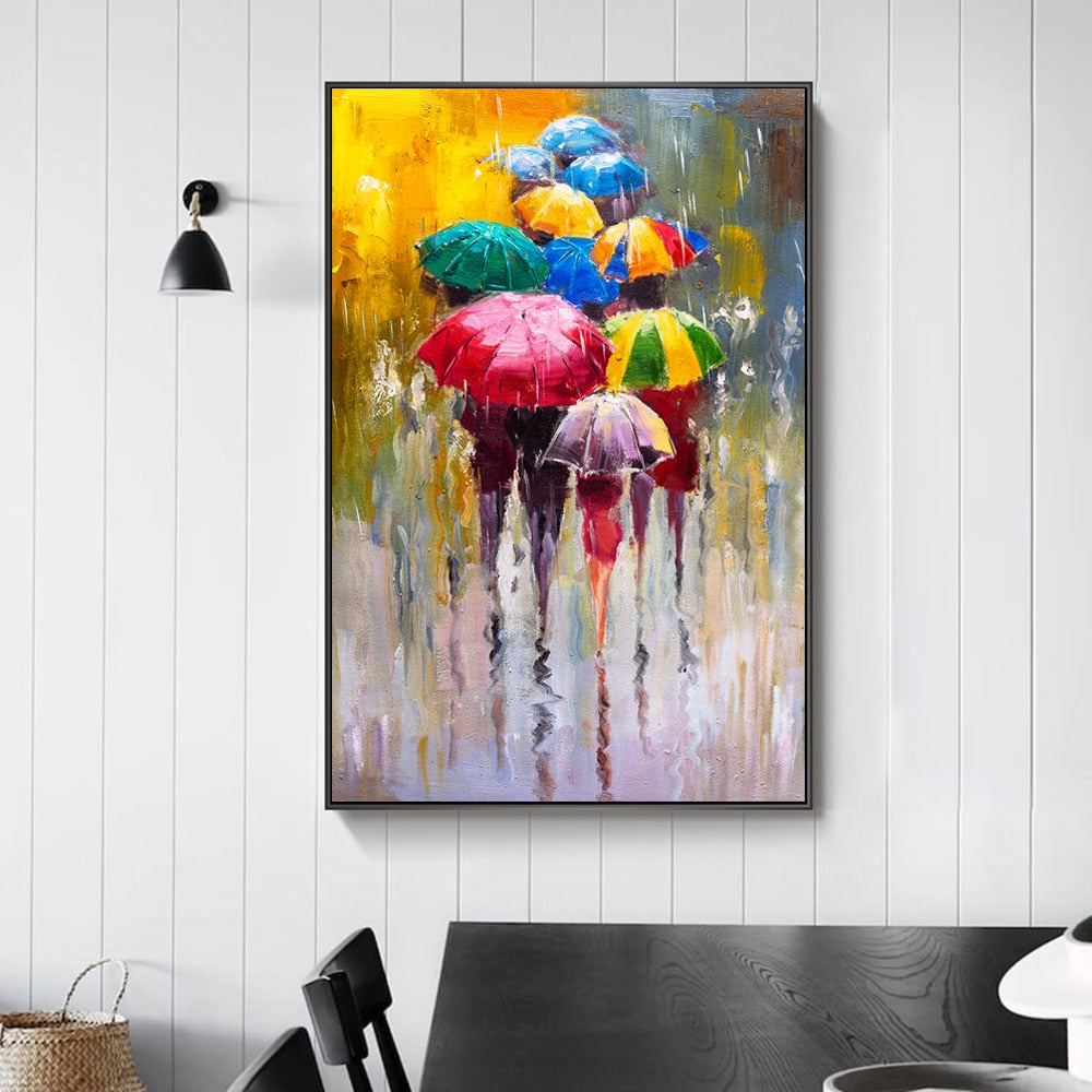 RAINY DAYS CANVAS PRINT