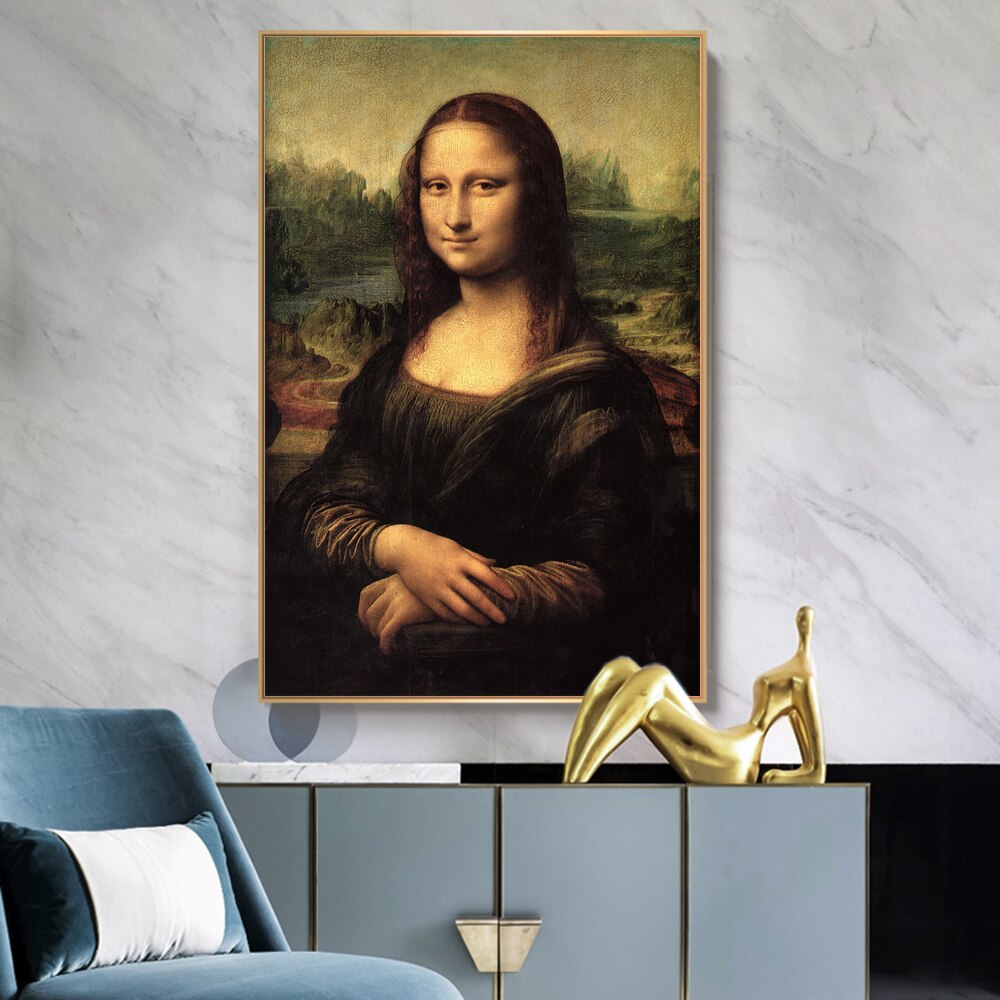 MONA LISA By Leonardo da Vinci CANVAS PRINT