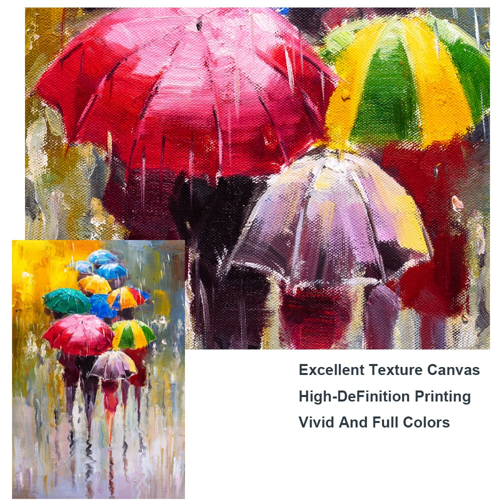 RAINY DAYS CANVAS PRINT