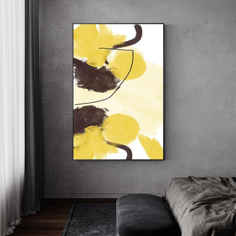 COLOURED SPACES CANVAS PRINT